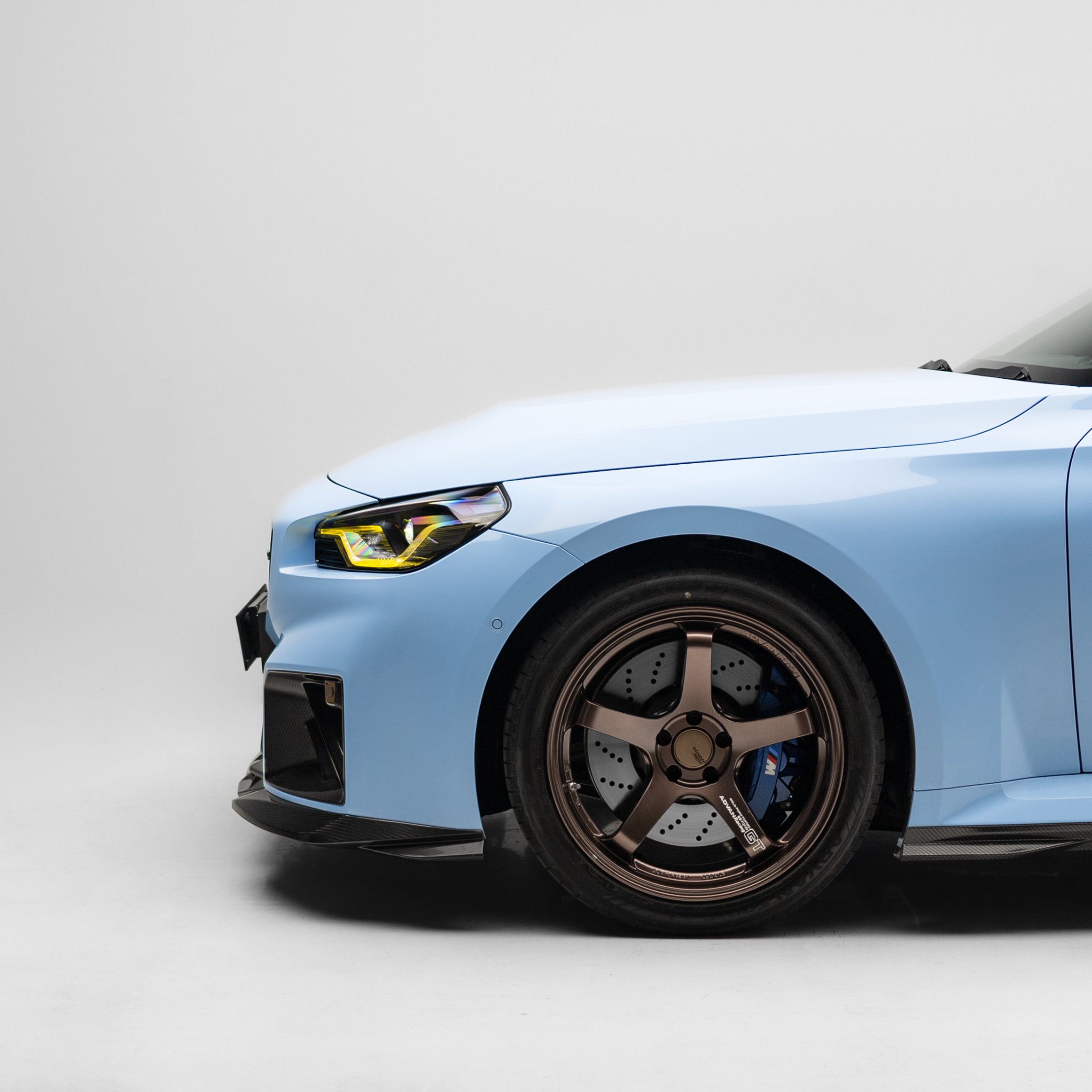 Sooqoo Pre Pregged Dry Carbon Fiber Front Lip Type A for BMW M2 G87 2023+