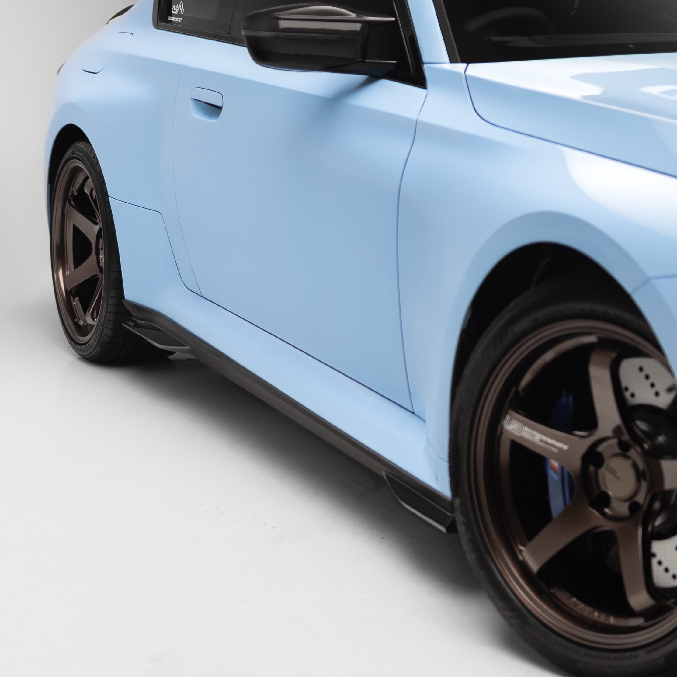 Sooqoo Pre Pregged Dry Carbon Fiber Side Skirts for BMW M2 G87 2023+
