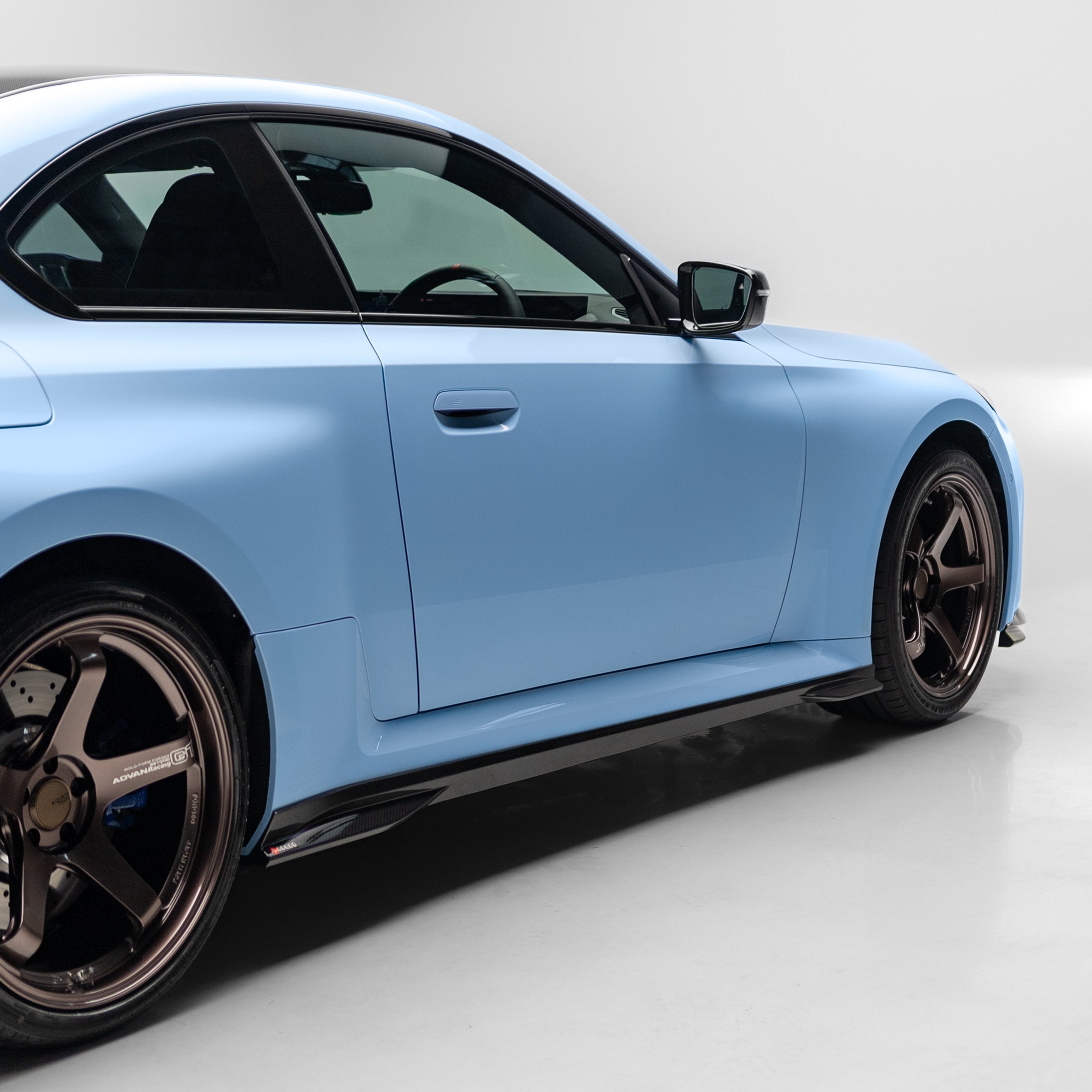 Sooqoo Pre Pregged Dry Carbon Fiber Side Skirts for BMW M2 G87 2023+