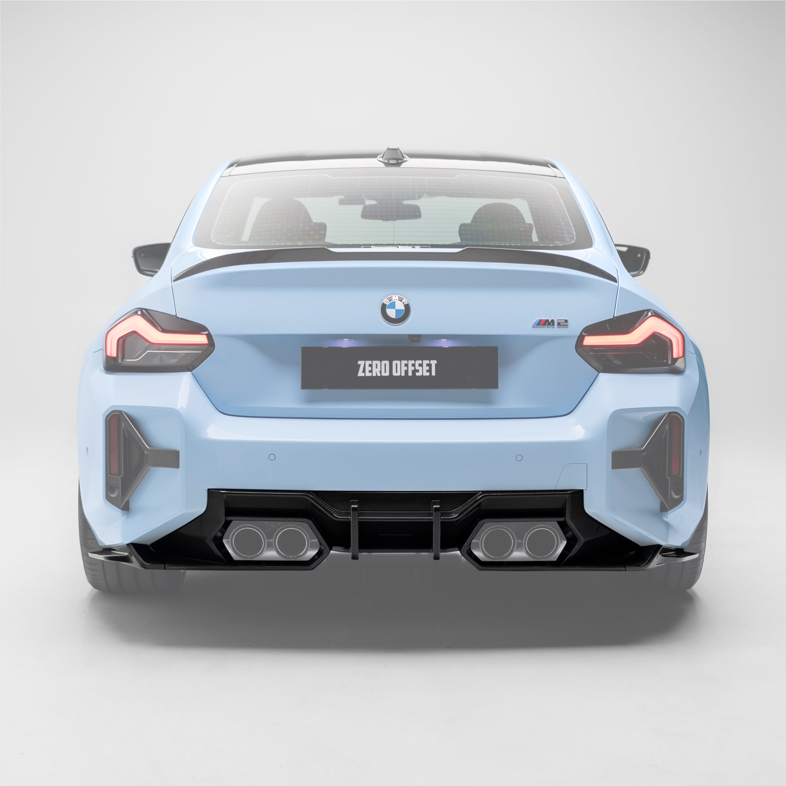 Sooqoo Pre Pregged Dry Carbon Fiber Rear Diffuser for BMW M2 G87 2023+
