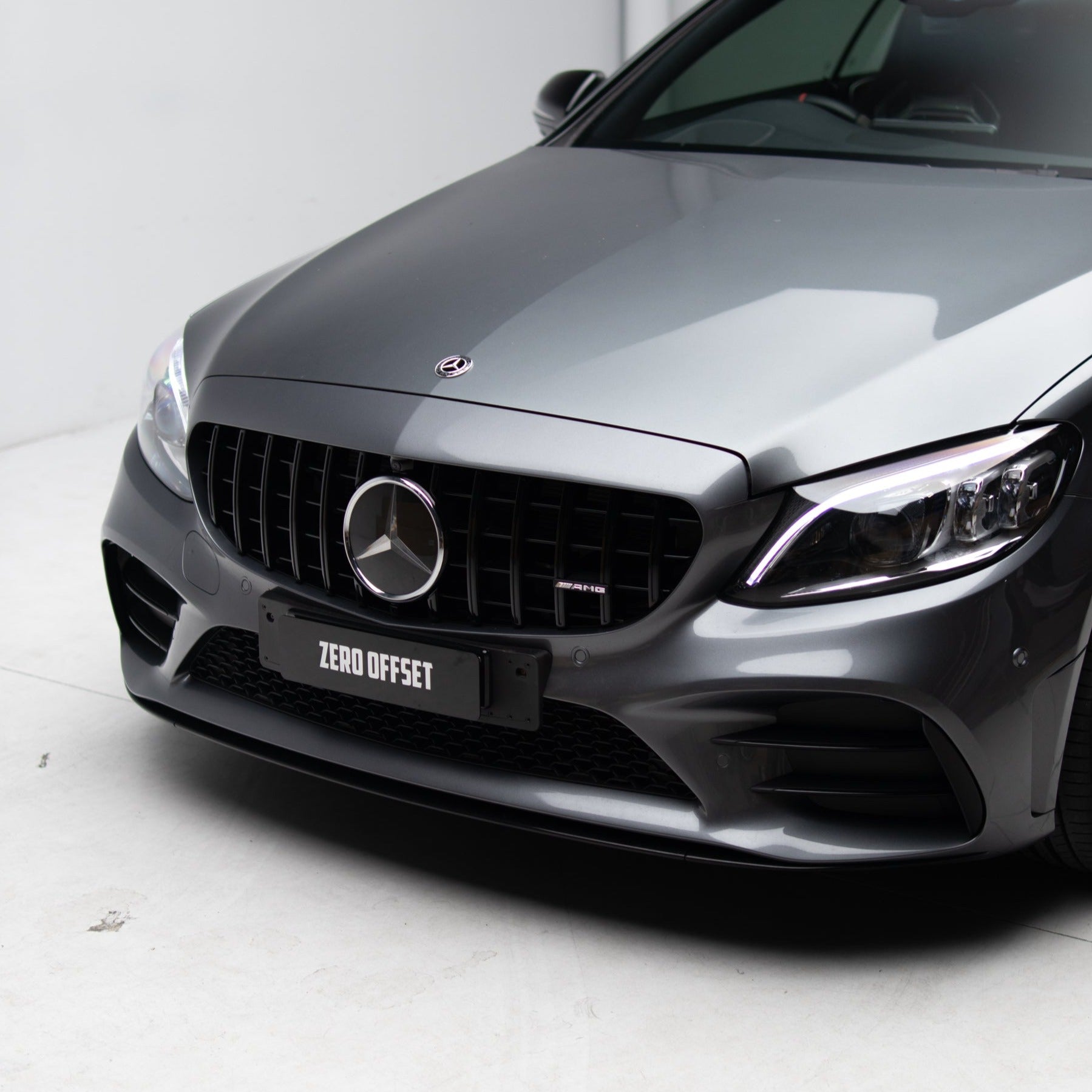 AMG Panamericana Style Grille for Mercedes-Benz C Class (AMG Line) C205/W205 2019-2022 - Black