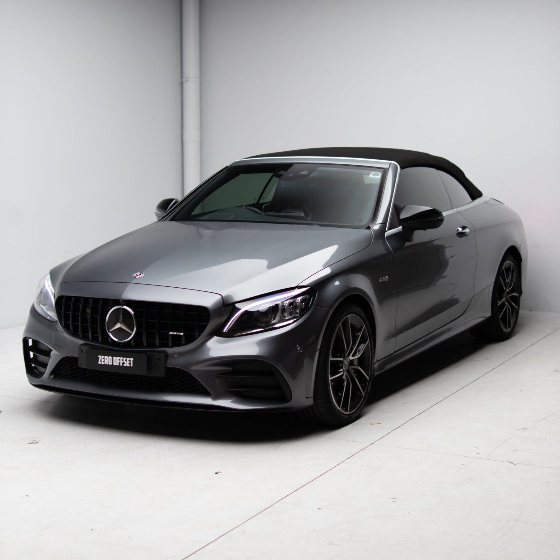 AMG Panamericana Style Grille for Mercedes-Benz C Class (AMG Line) C205/W205 2019-2022 - Black