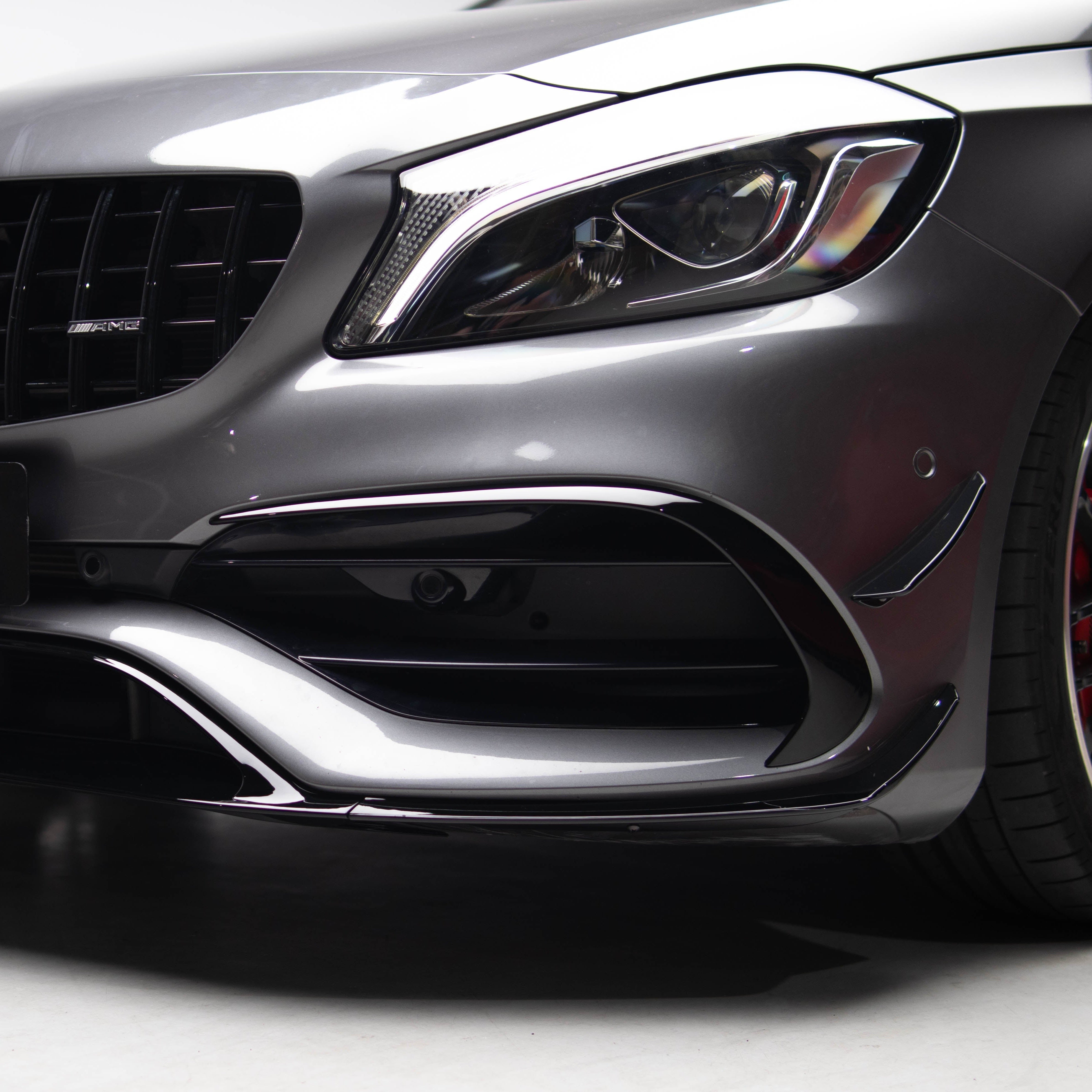 AMG Style Front Canards / Lip for Mercedes-Benz A Class W176 2016-2018