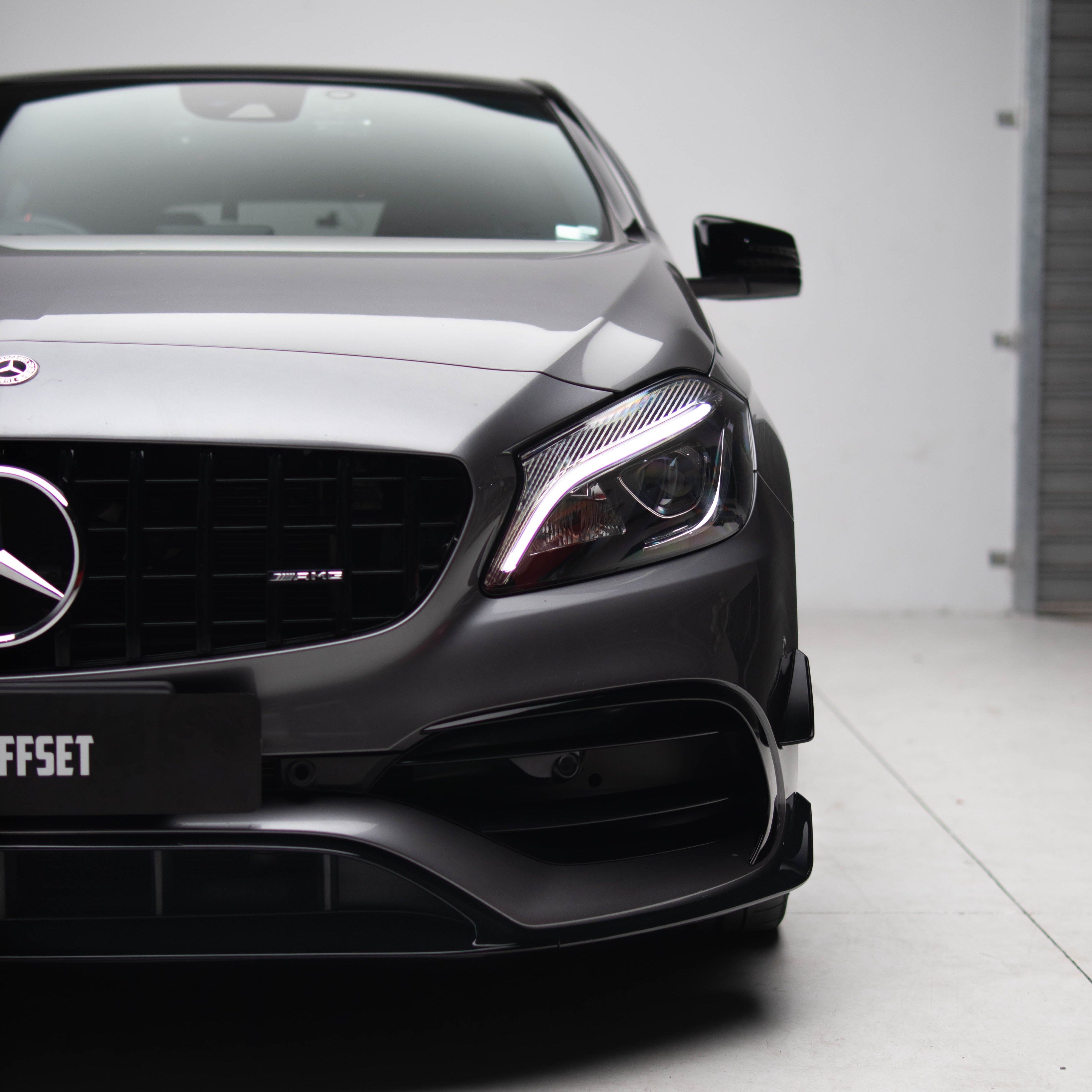 AMG Panamericana Style Grille for Mercedes-Benz A Class W176 2016-2018 - Black