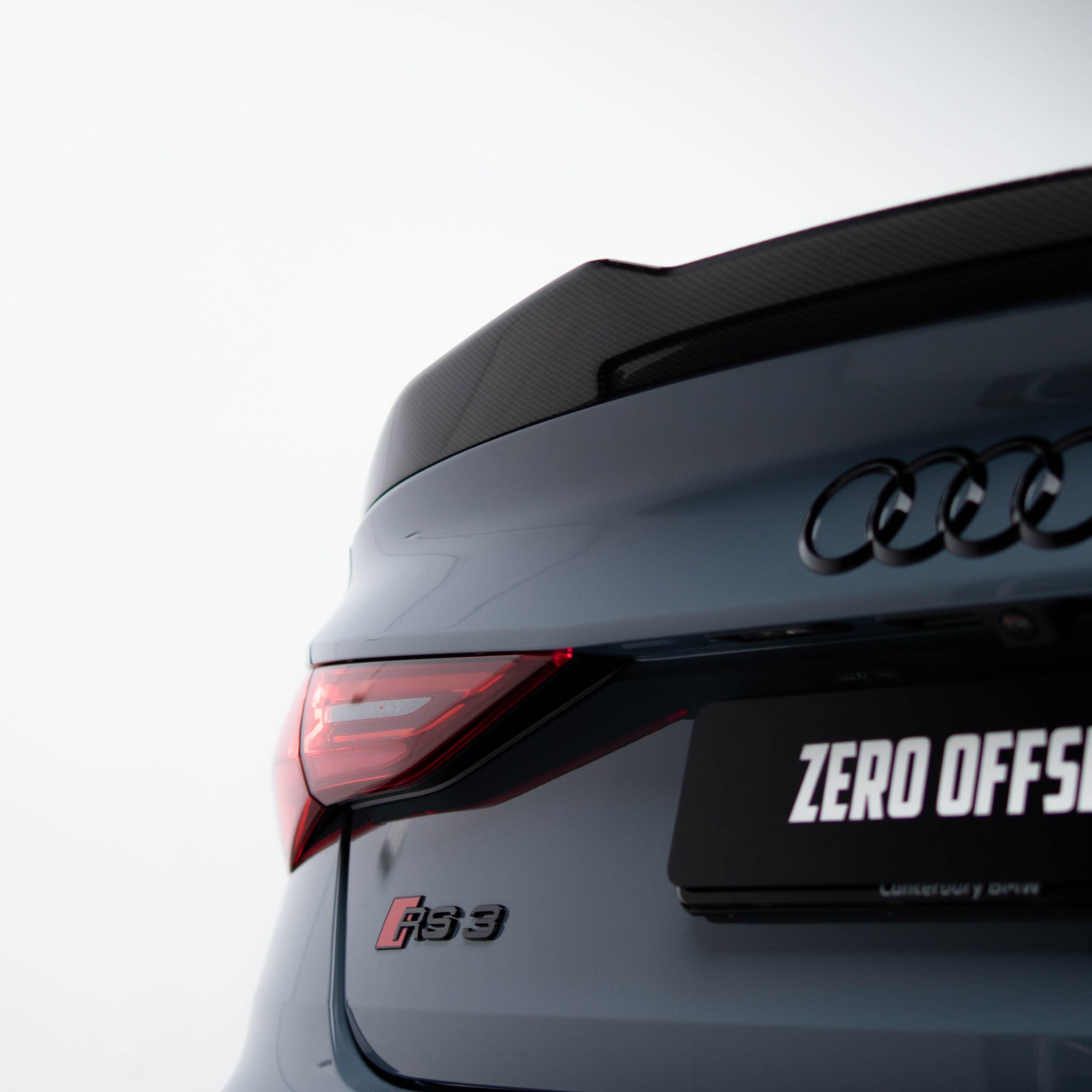 PSM Style Pre Pregged Dry Carbon Fiber Spoiler for Audi A3 / S3 / RS3 8Y Sedan 2021+