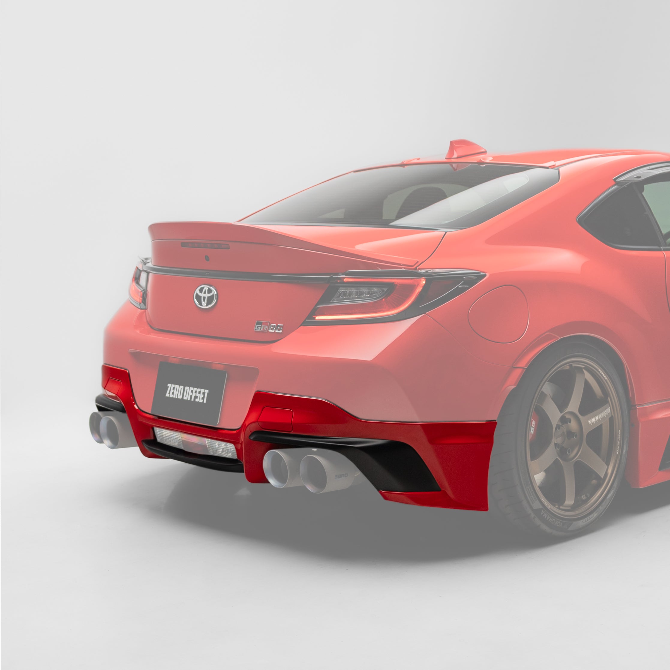TRD Style Rear Lip for Subaru BRZ (ZD8) / Toyota GR86 (ZN8) 2022+