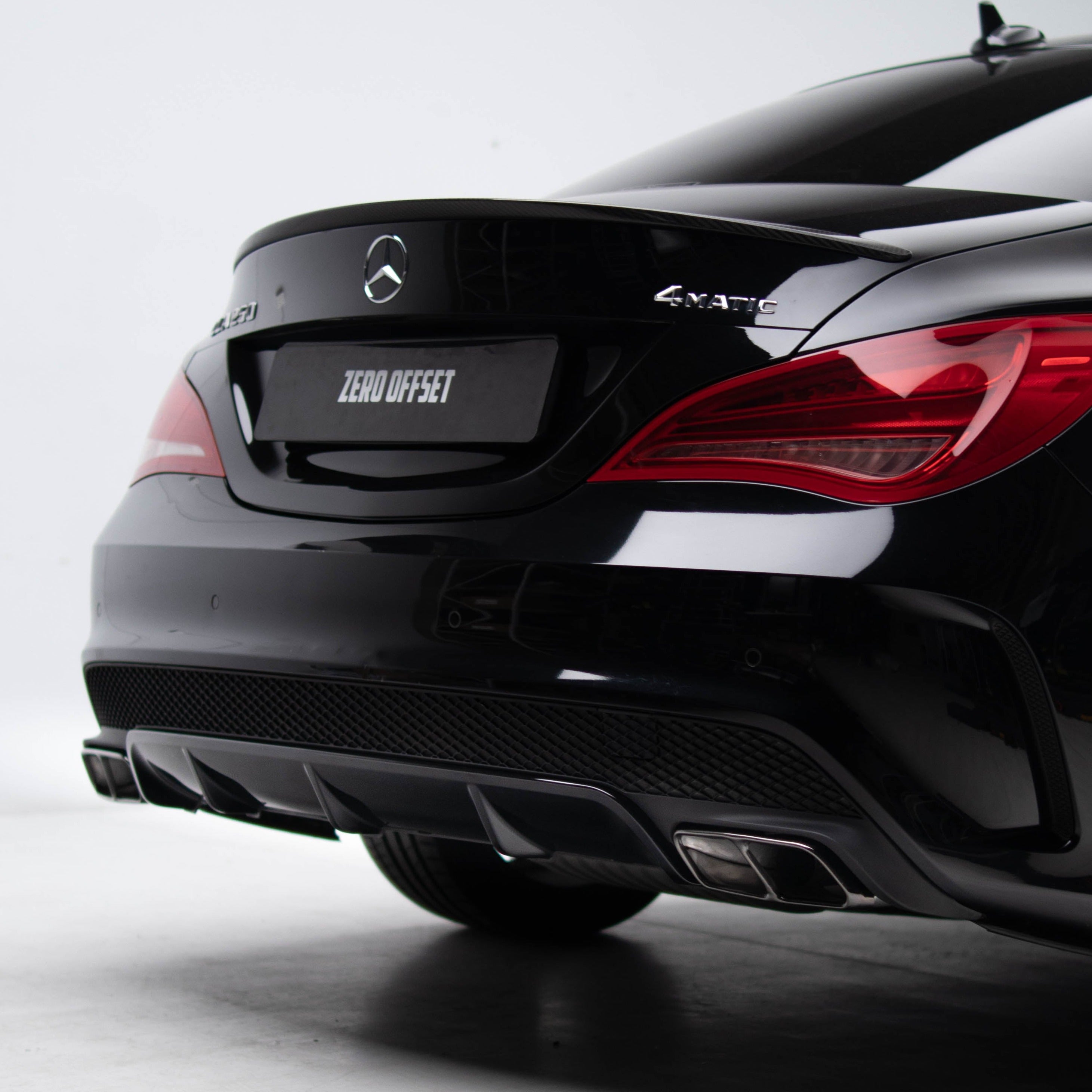 AMG Style Rear Diffuser & Exhaust Tips for Mercedes-Benz CLA Class C117 Coupe / X117 Wagon 2014-2016