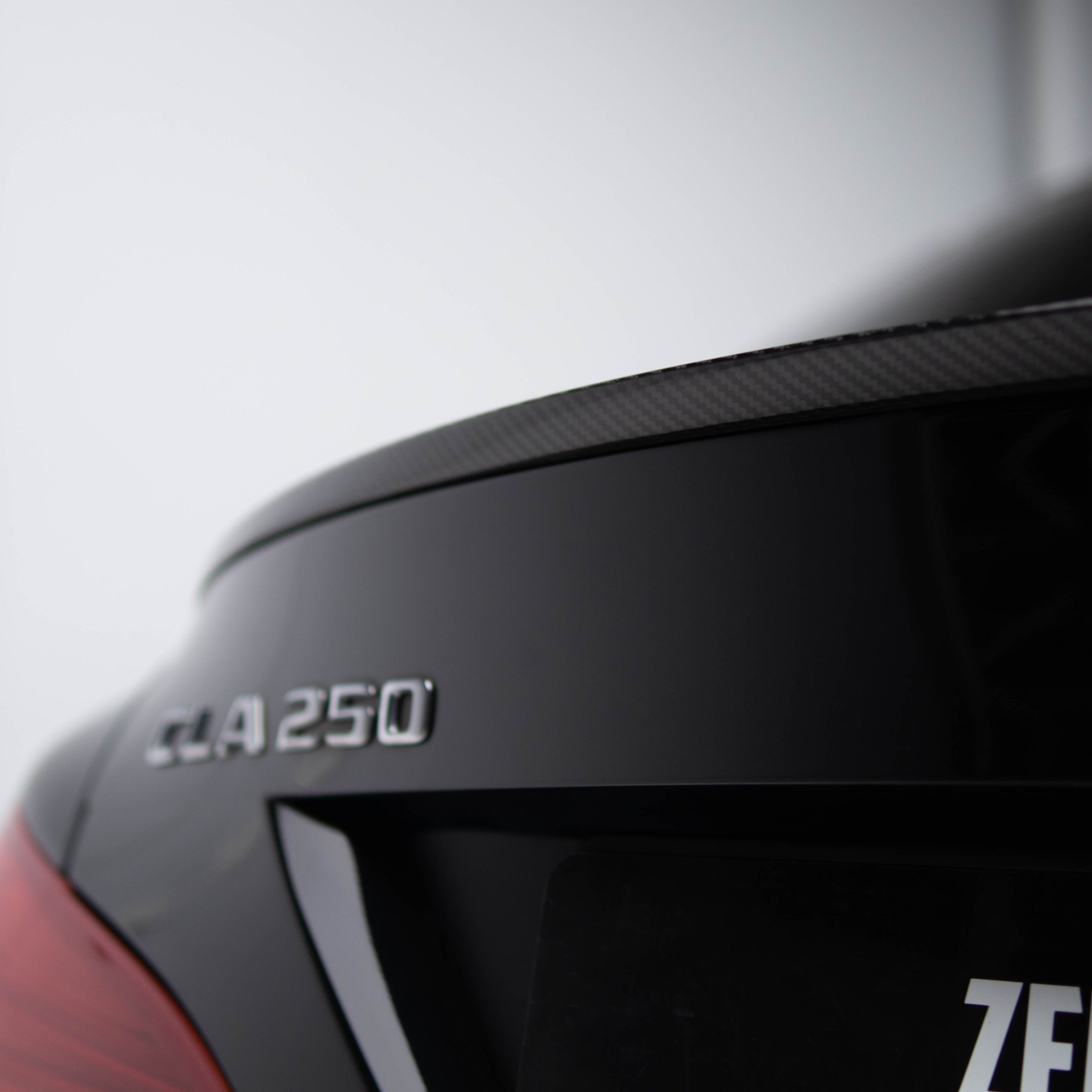 OEM-Style Pre Pregged Dry Carbon Fiber Spoiler for Mercedes-Benz CLA C117 Coupe 2013-2019