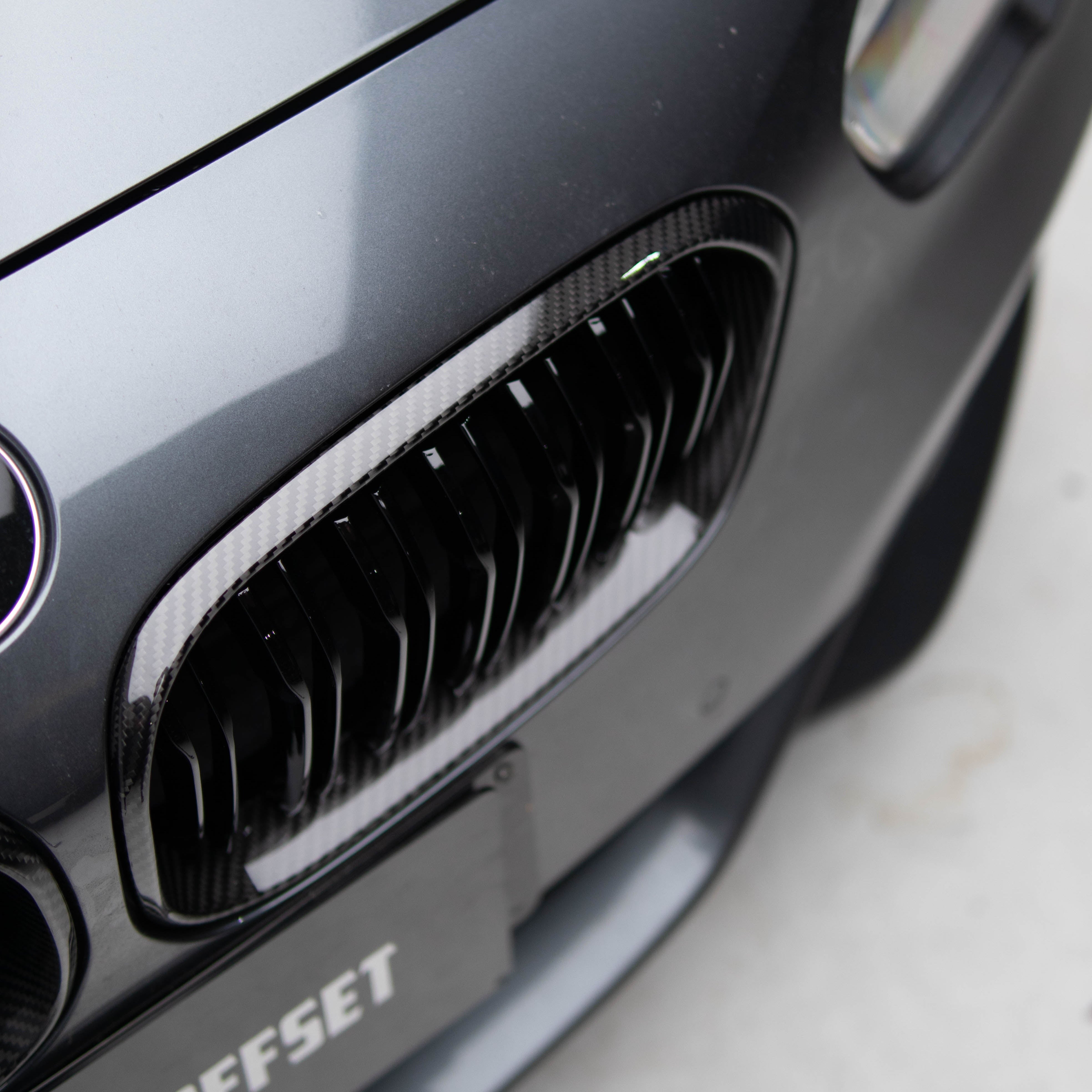 M Performance Style Pre Pregged Dry Carbon Fiber Grille (Dual Slat) for BMW 1 Series F20 2015-2019
