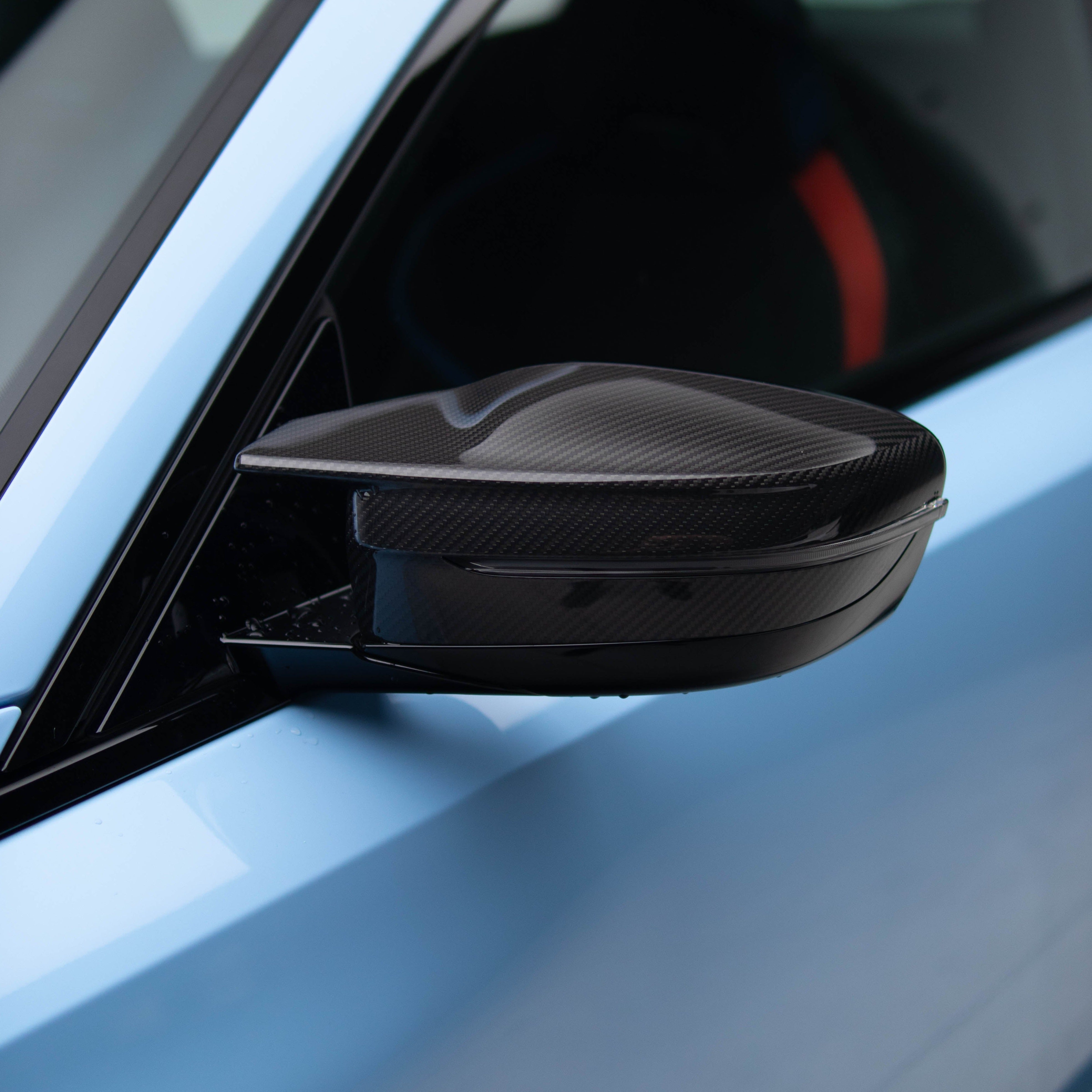 M-Performance Style Pre Pregged Dry Carbon Fiber Mirror Caps for BMW M240i G42 / M340i LCI /M2 G87 / M3 G80 G81 / M4 G82 G83 2020+