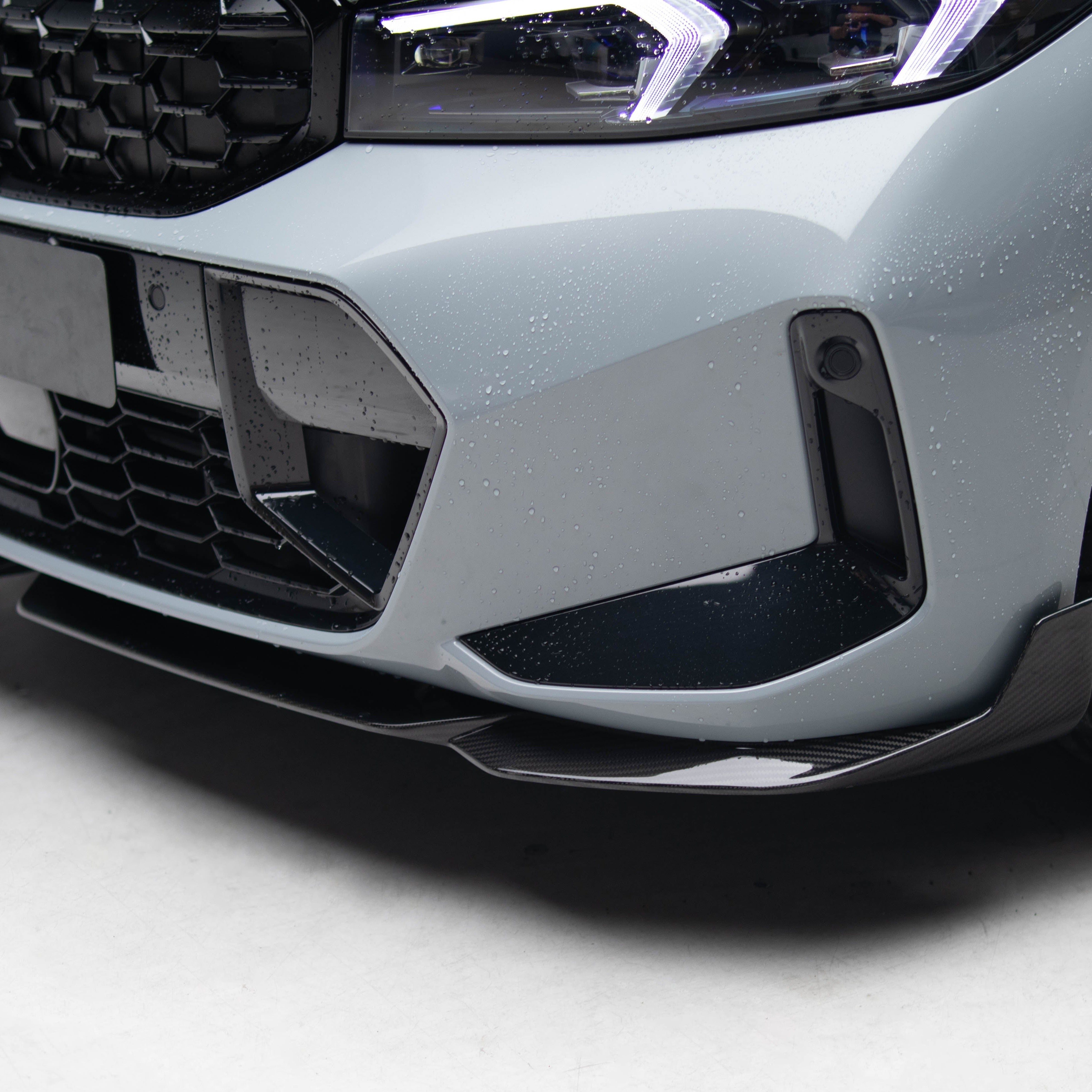 M Performance Style Pre Pregged Dry Carbon Fiber Front Lip for BMW 3 Series G20 LCI 2022+