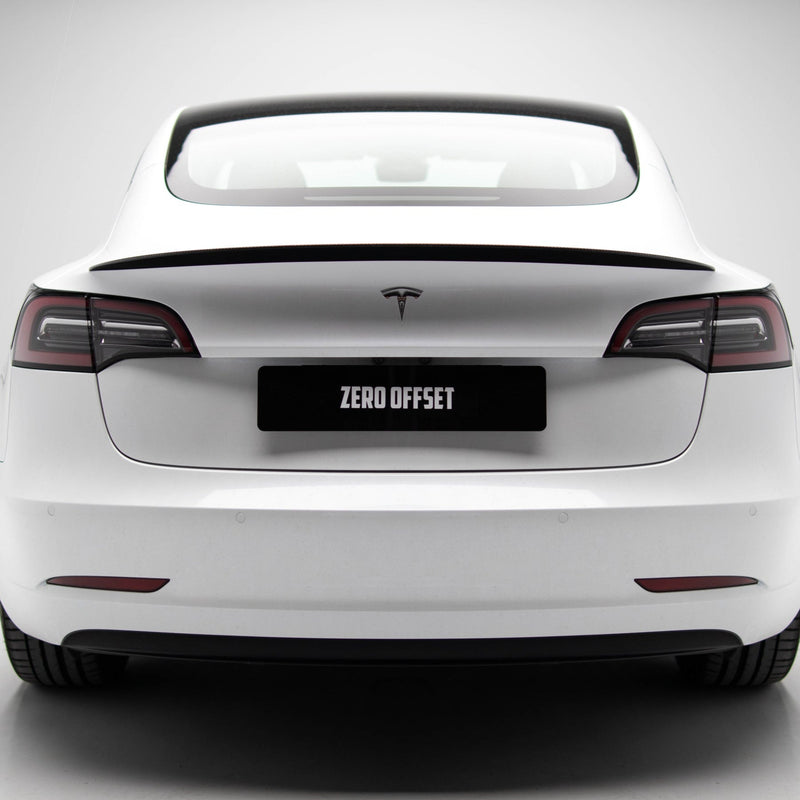 Performance Style Rear Spoiler (Carbon Fibre) - Tesla Model 3 19-23