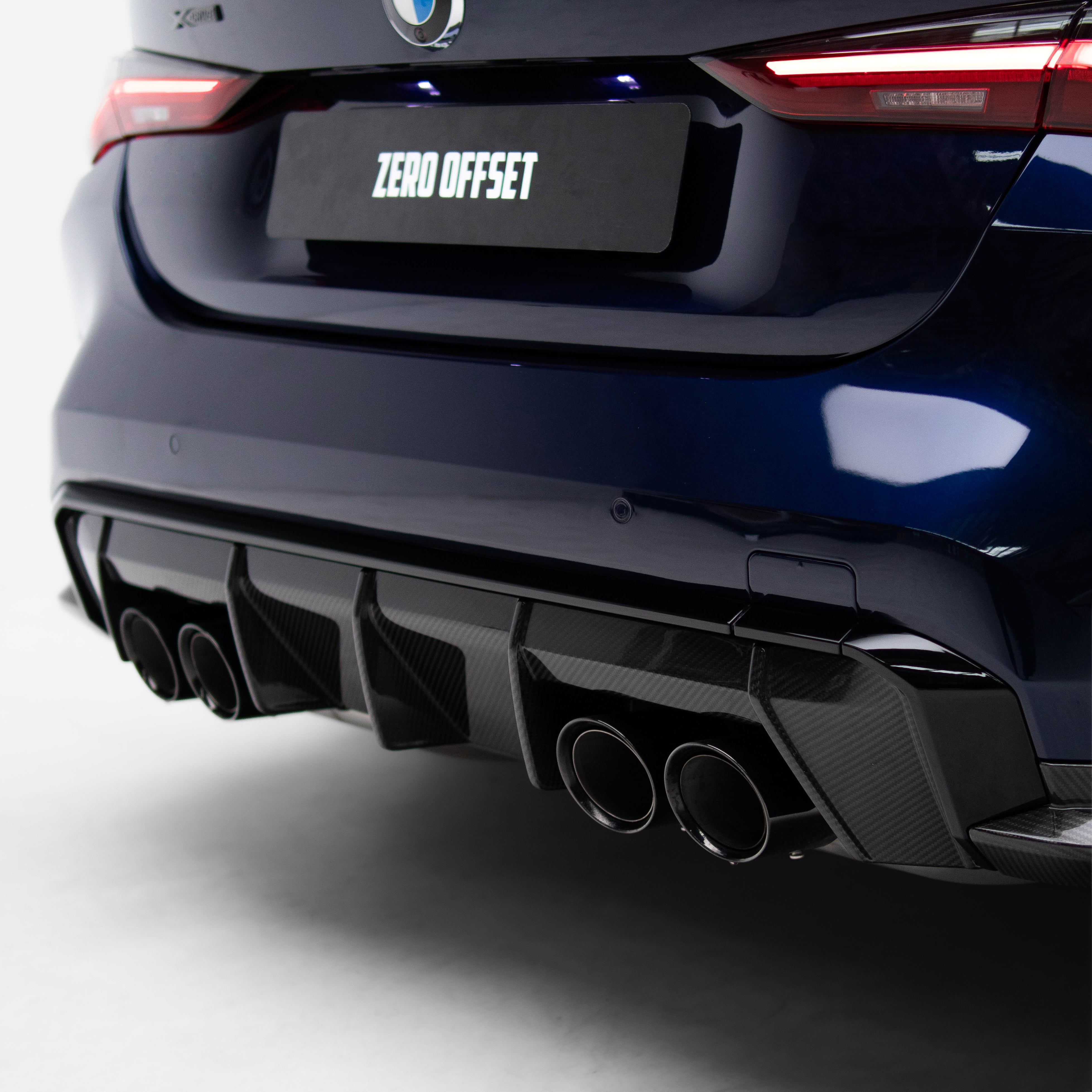 M-Performance Style Pre Pregged Dry Carbon Diffuser for BMW M3 G80 G81 / M4 G82 G83 (Standard Quad Tip) 2020+