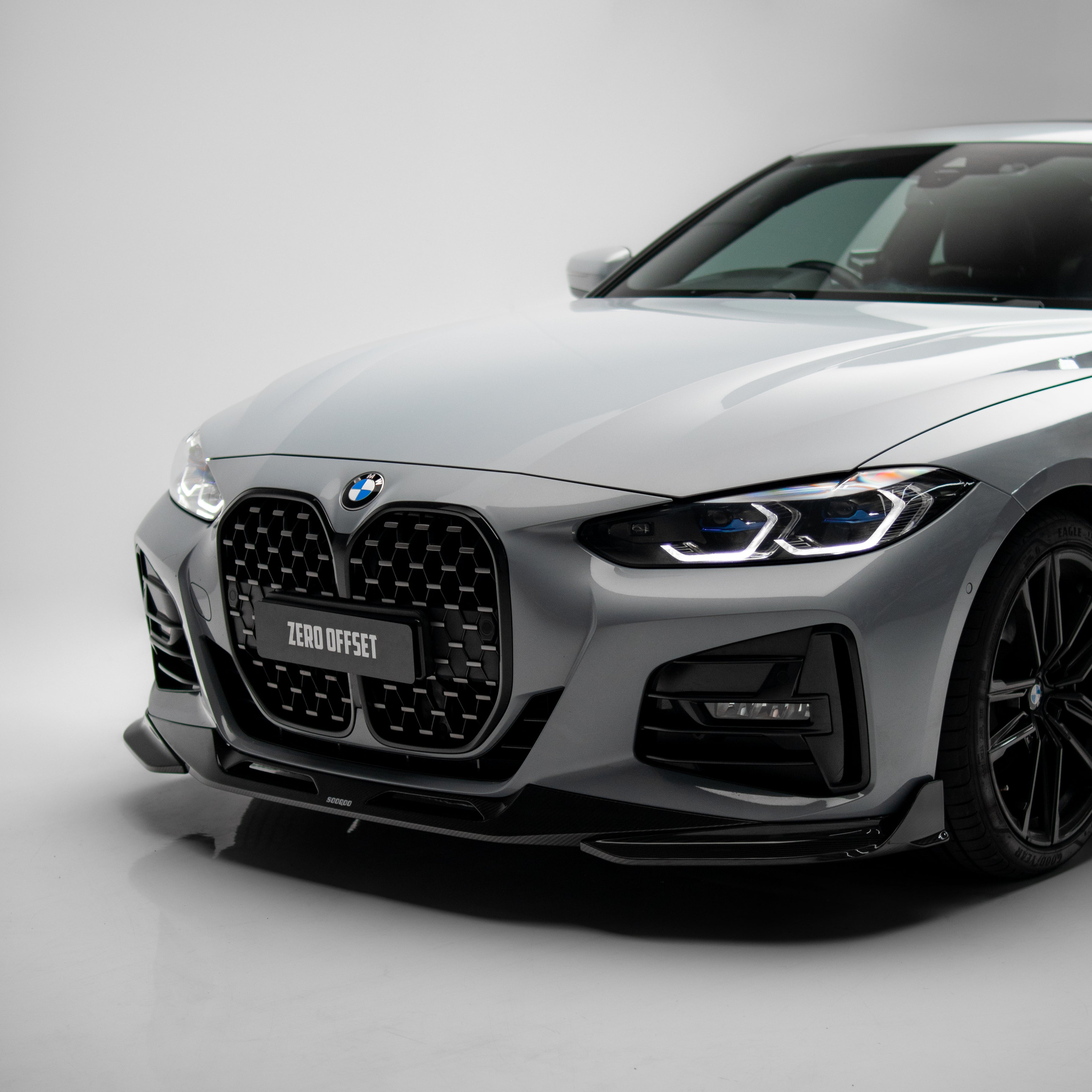 Sooqoo Pre Pregged Dry Carbon Fiber Front Lip for BMW 4 Series G22 G23 2020+