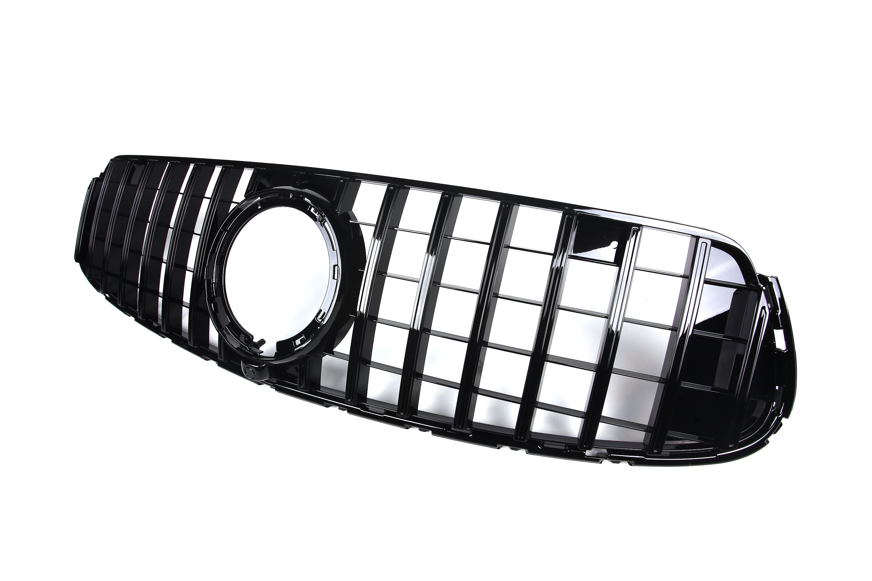 AMG Panamericana Style Grille for Mercedes-Benz GLC Class X253/C253 (With Camera) - Black 2019-2022