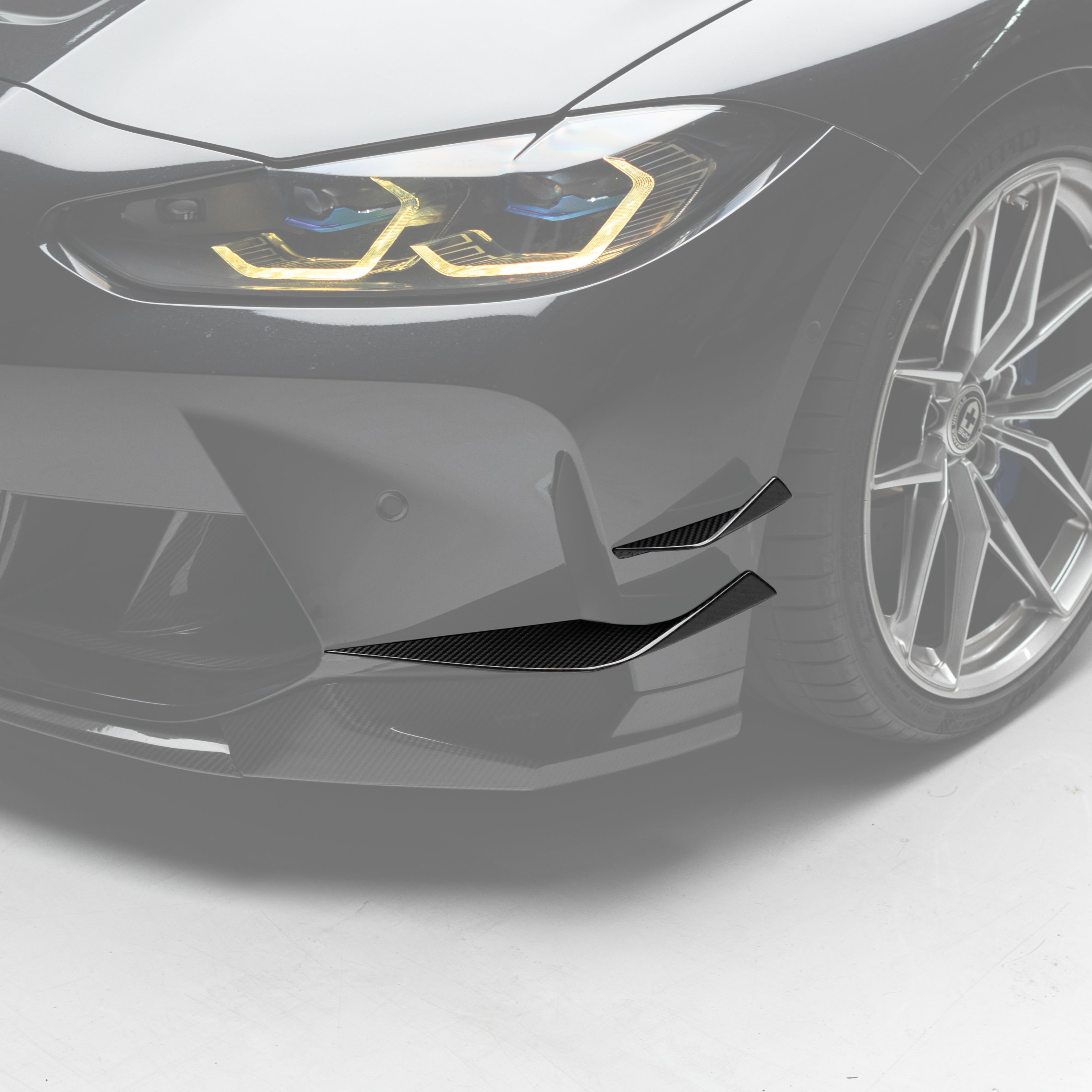 VS Style Pre Pregged Dry Carbon Canards for BMW M3 G80 G81 / M4 G82 G83 2020+