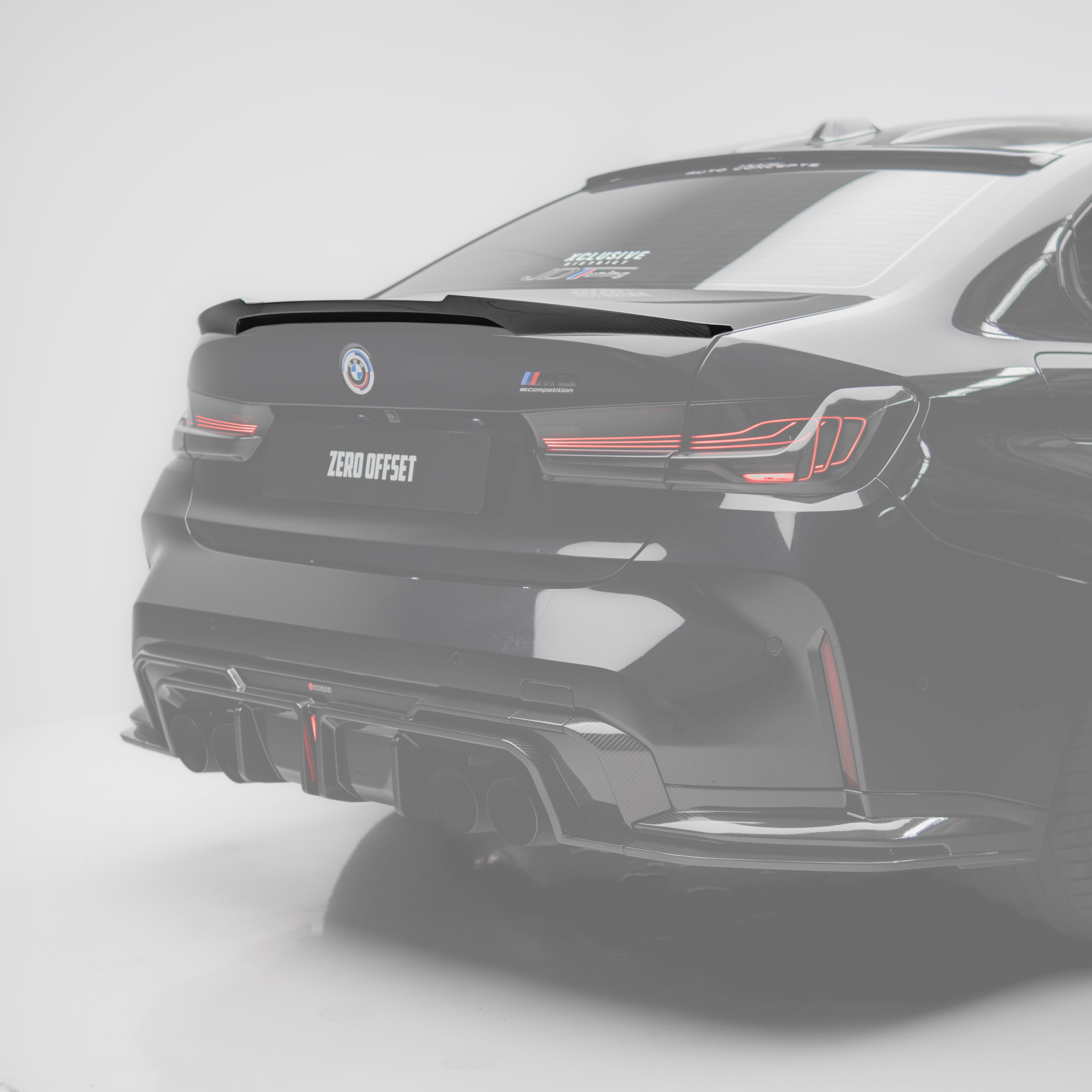 M4 Style Pre Pregged Dry Carbon Fiber Spoiler For BMW 3 Series G20 / M3 G80 2020+