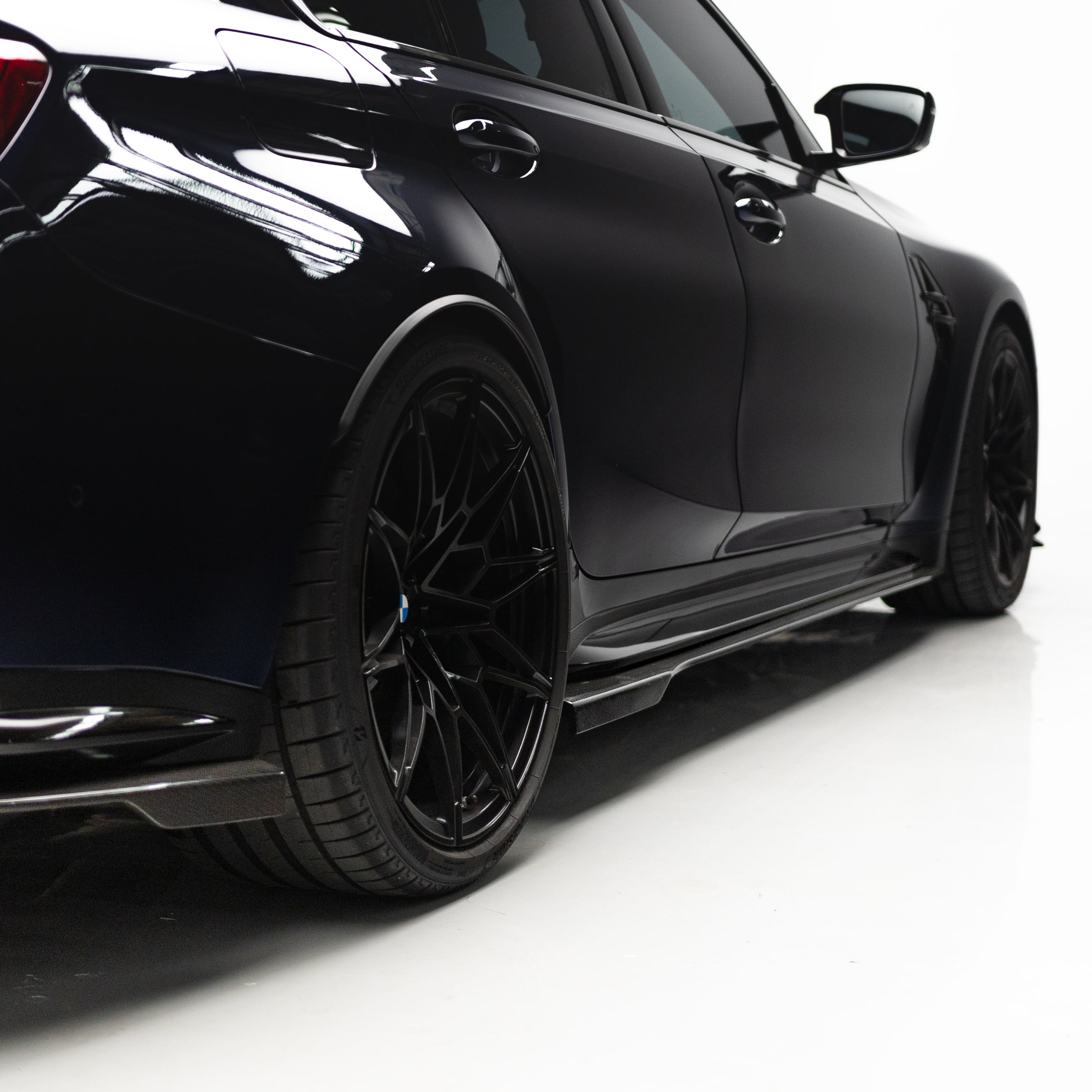 BMW G80 G81 M3 Dry Carbon Fiber Side Skirts 2020+