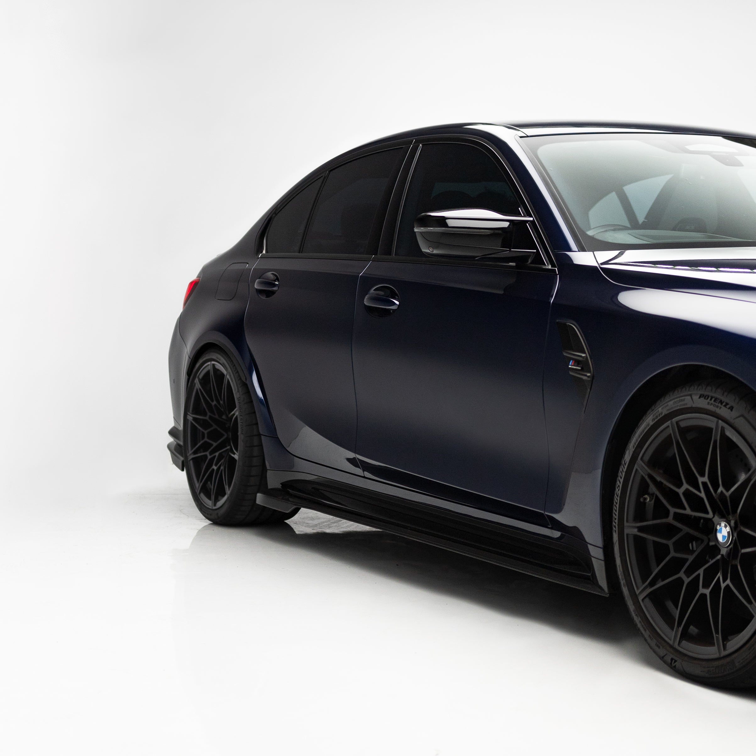 BMW G80 G81 M3 Dry Carbon Fiber Side Skirts 2020+