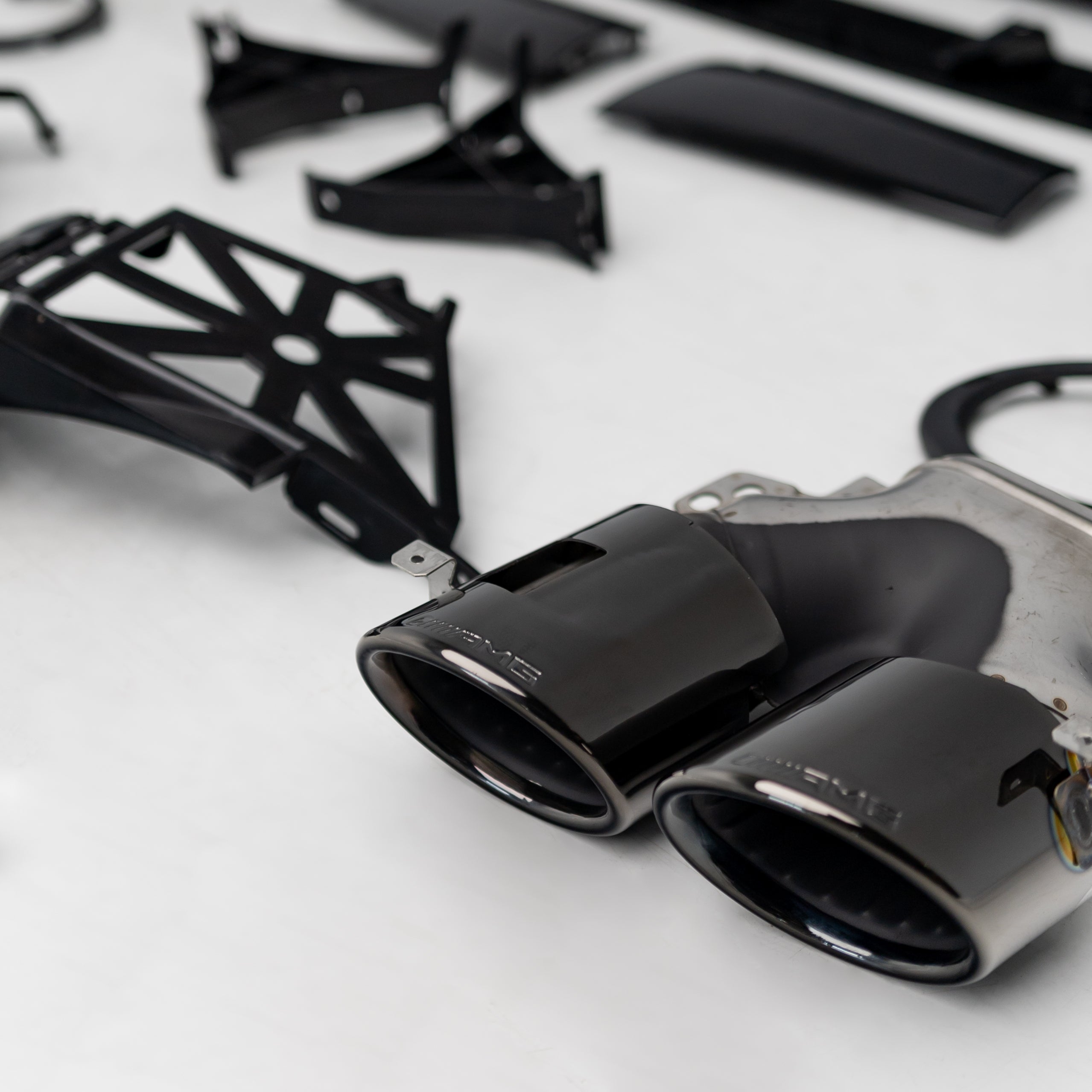 AMG Style Rear Diffuser & Exhaust Tips for Mercedes-Benz A Class V177 Sedan 2019+