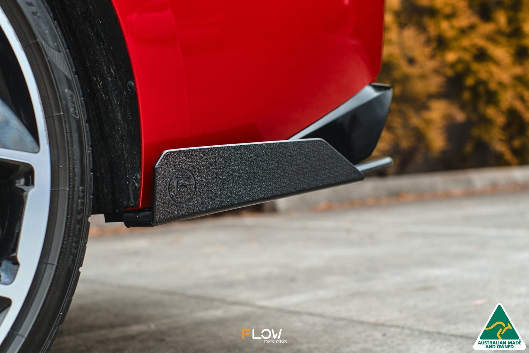 DEMO STOCK - CN7 i30 N Line Sedan 2020 - 2022 Rear Spats (Pair) - GLOSS BLACK