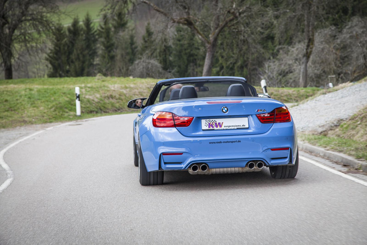 KW V3 Inox Coilover Kit for BMW M4 Competition G83 Convertible (xDrive, incl. EDC Deactivation)