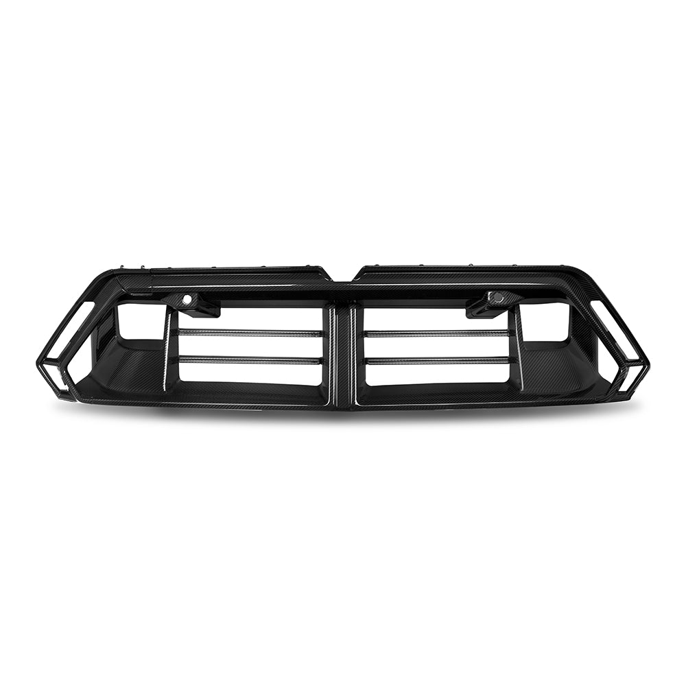 Sooqoo Pre Pregged Dry Carbon Fiber Front Bumper Center Trim for BMW M5 G90/G99 2024+