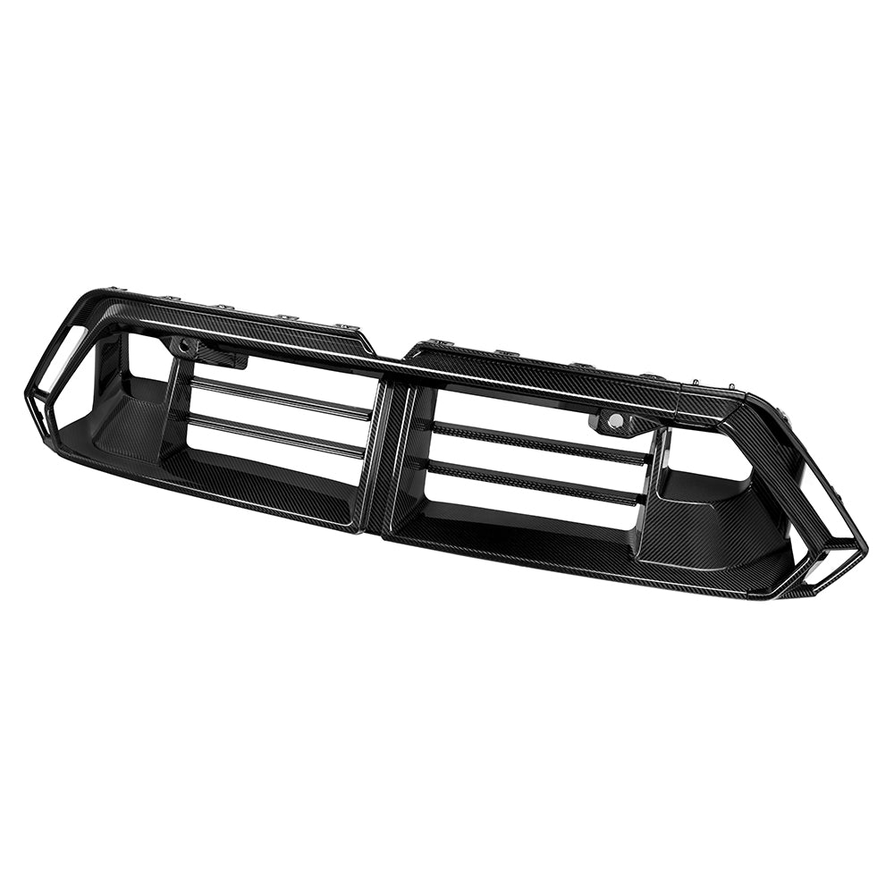 Sooqoo Pre Pregged Dry Carbon Fiber Front Bumper Center Trim for BMW M5 G90/G99 2024+
