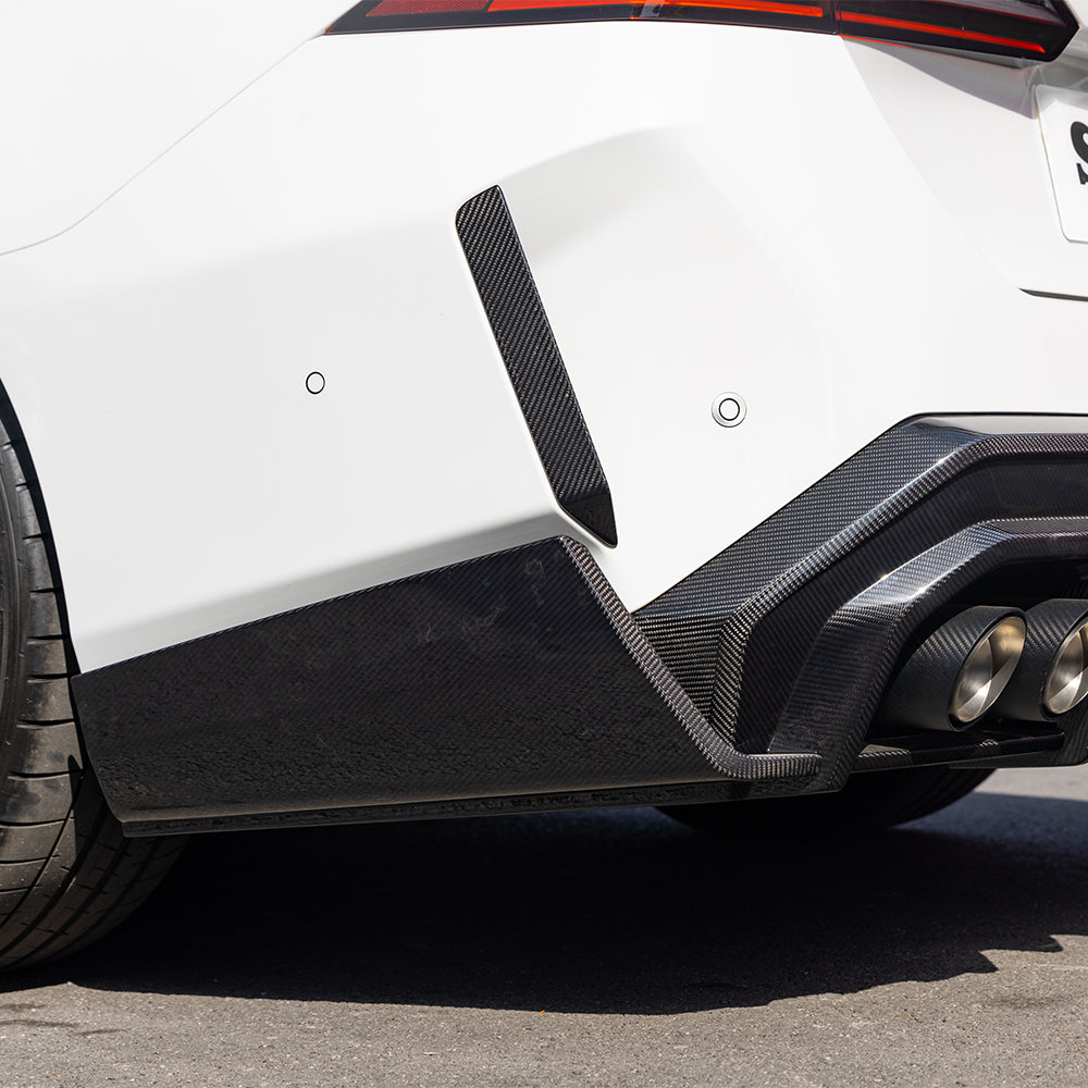 Sooqoo Pre Pregged Dry Carbon Fiber Reflective Strips Cover Trim for BMW M5 G90 2024+