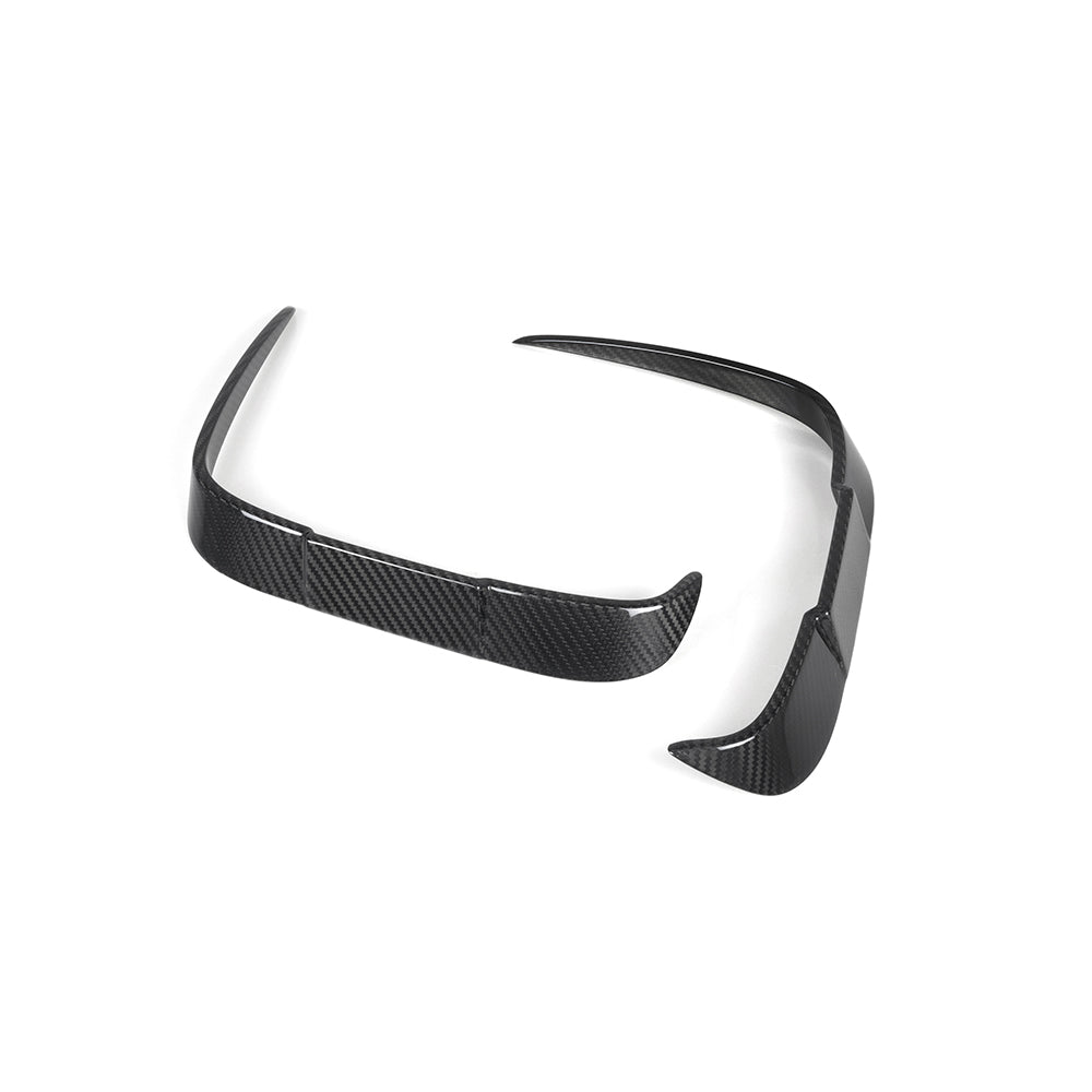 Sooqoo Pre Pregged Dry Carbon Fiber Rear Side Vent Trim for BMW M2 F87
