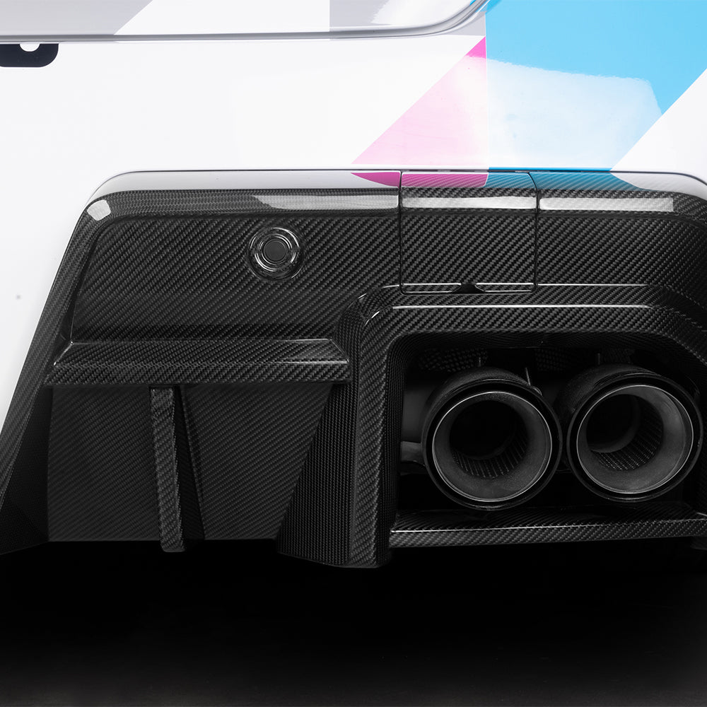Sooqoo Pre Pregged Dry Carbon Fiber Type A Rear Diffuser for BMW M5 G90