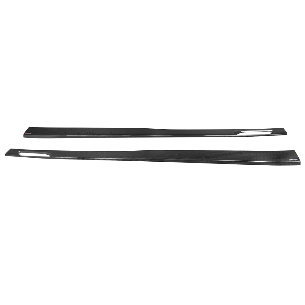 Sooqoo Pre Pregged Dry Carbon Fiber Side Skirt for BMW M5 G90