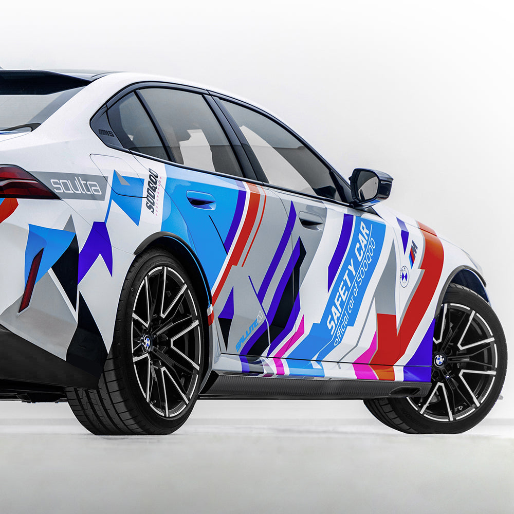 Sooqoo Pre Pregged Dry Carbon Fiber Side Skirt for BMW M5 G90