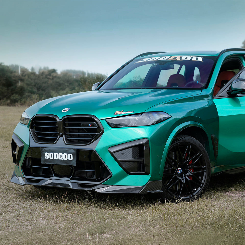 Sooqoo Pre Pregged Dry Carbon Fiber Front Duct for BMW X5M F95 / X6M F96 LCI