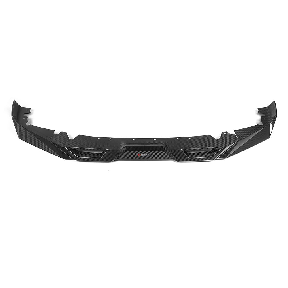 Sooqoo Pre Pregged Dry Carbon Fiber Front Lip for BMW X5M F95 LCI