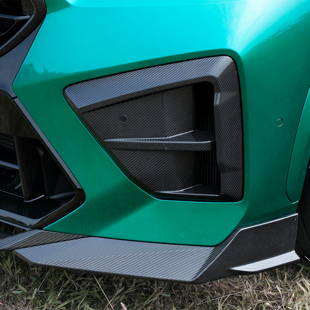 Sooqoo Pre Pregged Dry Carbon Fiber Front Lip for BMW X5M F95 LCI