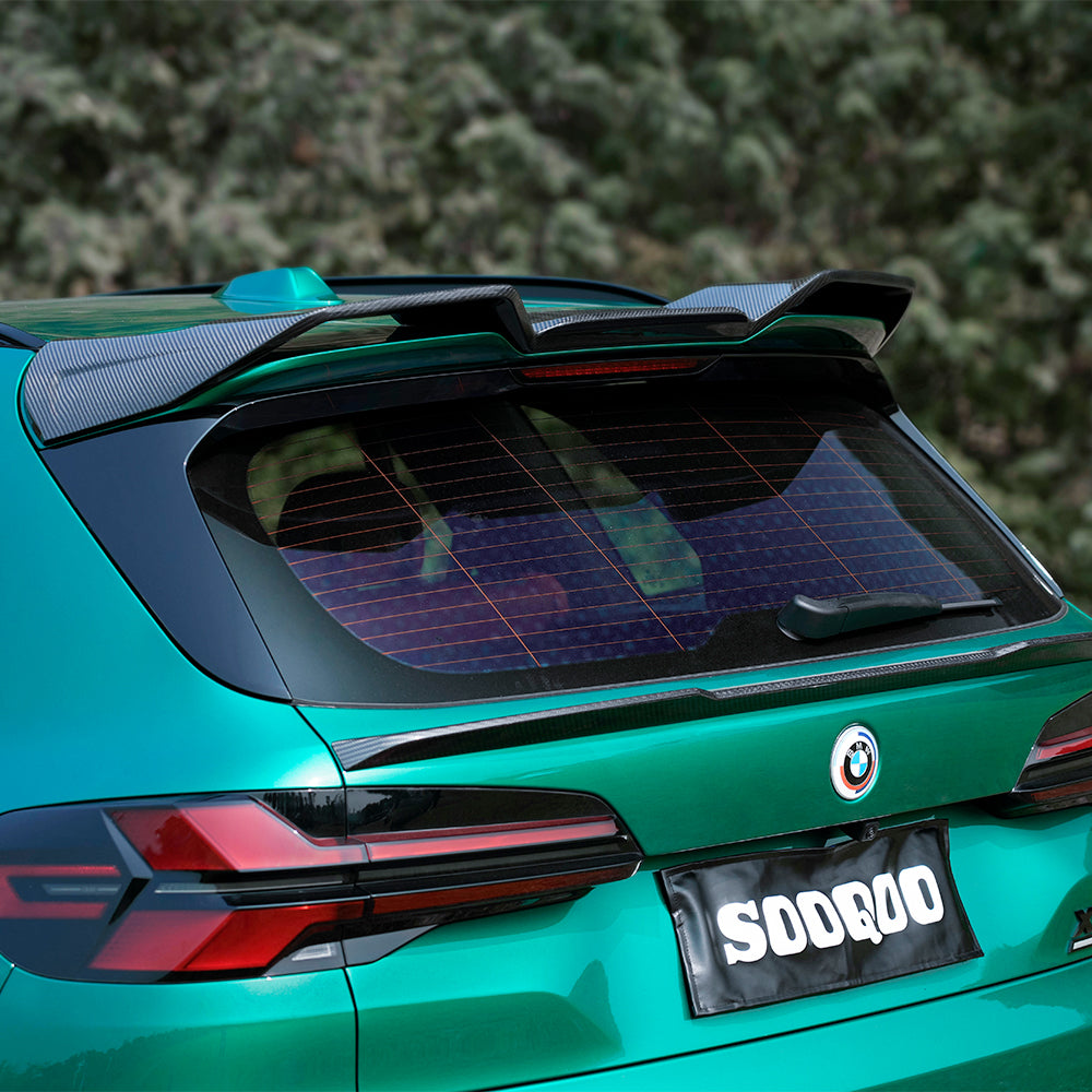 Sooqoo Pre Pregged Dry Carbon Fiber Roof Spoiler for BMW X5M F95