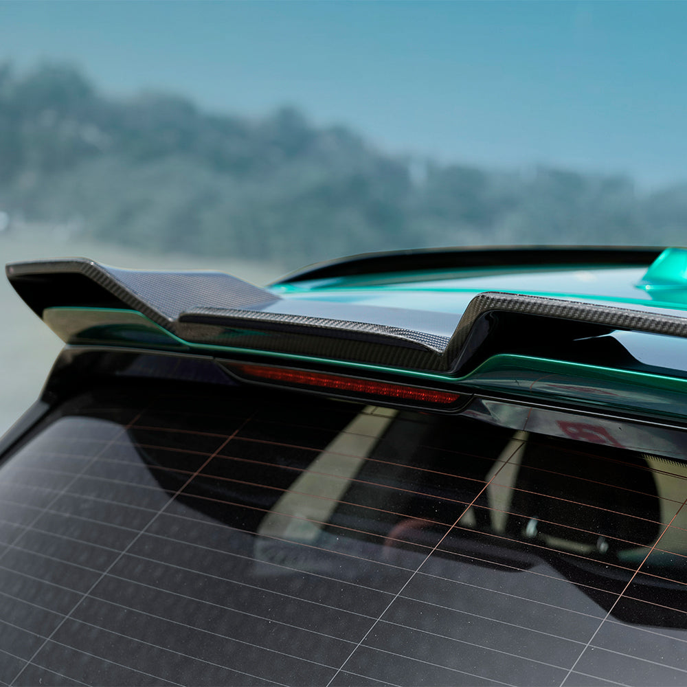 Sooqoo Pre Pregged Dry Carbon Fiber Roof Spoiler for BMW X5M F95