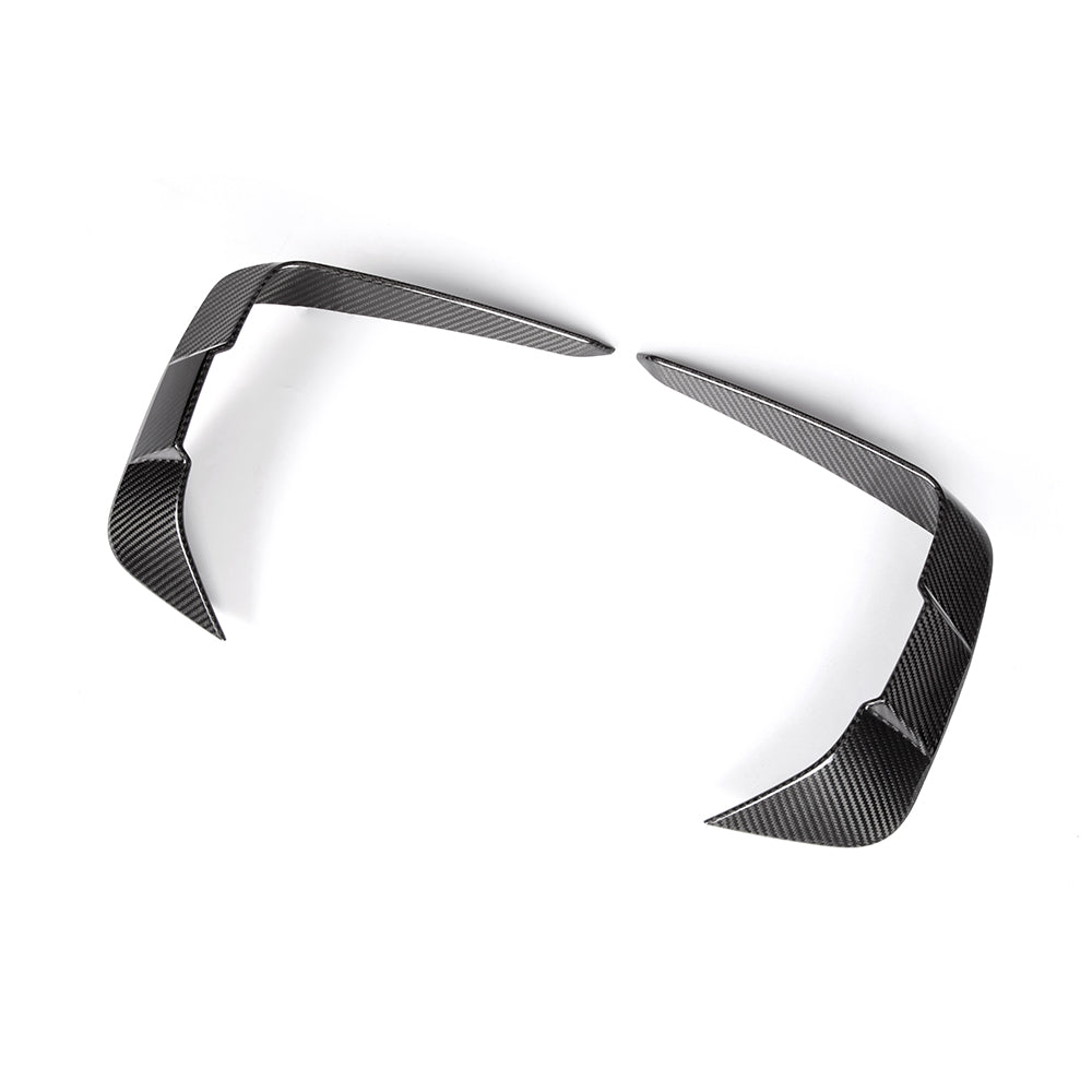 Sooqoo Pre Pregged Dry Carbon Fiber Front Vent Trim for BMW 8 Series G14 G15 G16