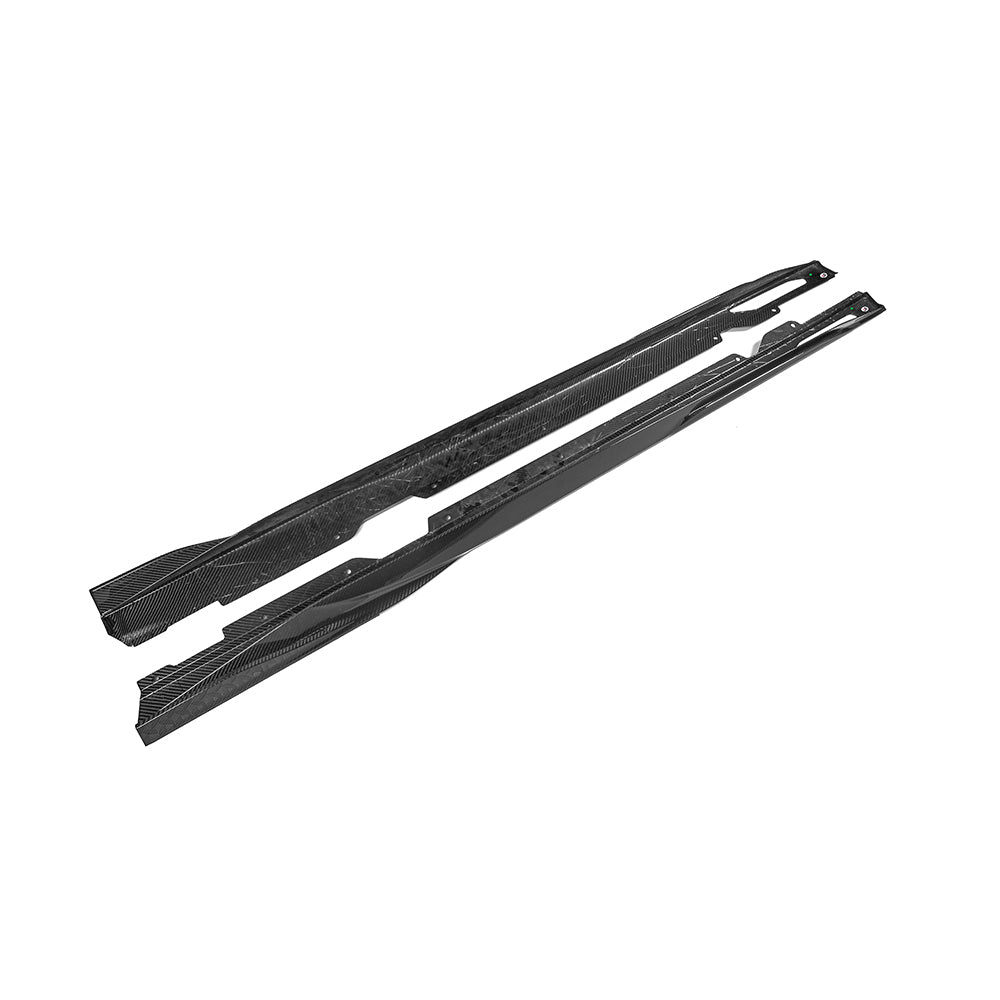 Sooqoo Pre Pregged Dry Carbon Fiber Side Skirt for BMW i4 Series G26 2021+