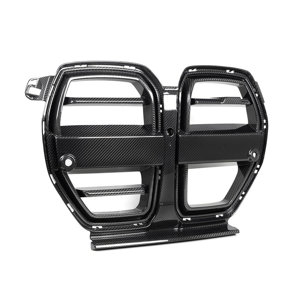 Sooqoo V-Style Pre Pregged Dry Carbon Fiber Grill for BMW M3 G80 / M4 G82 with ACC Sensor