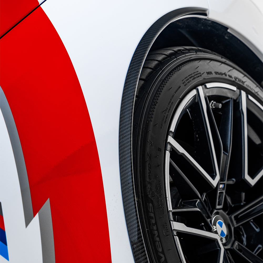Sooqoo Pre Pregged Dry Carbon Fiber Wheel Arch Trim for BMW M5 G90