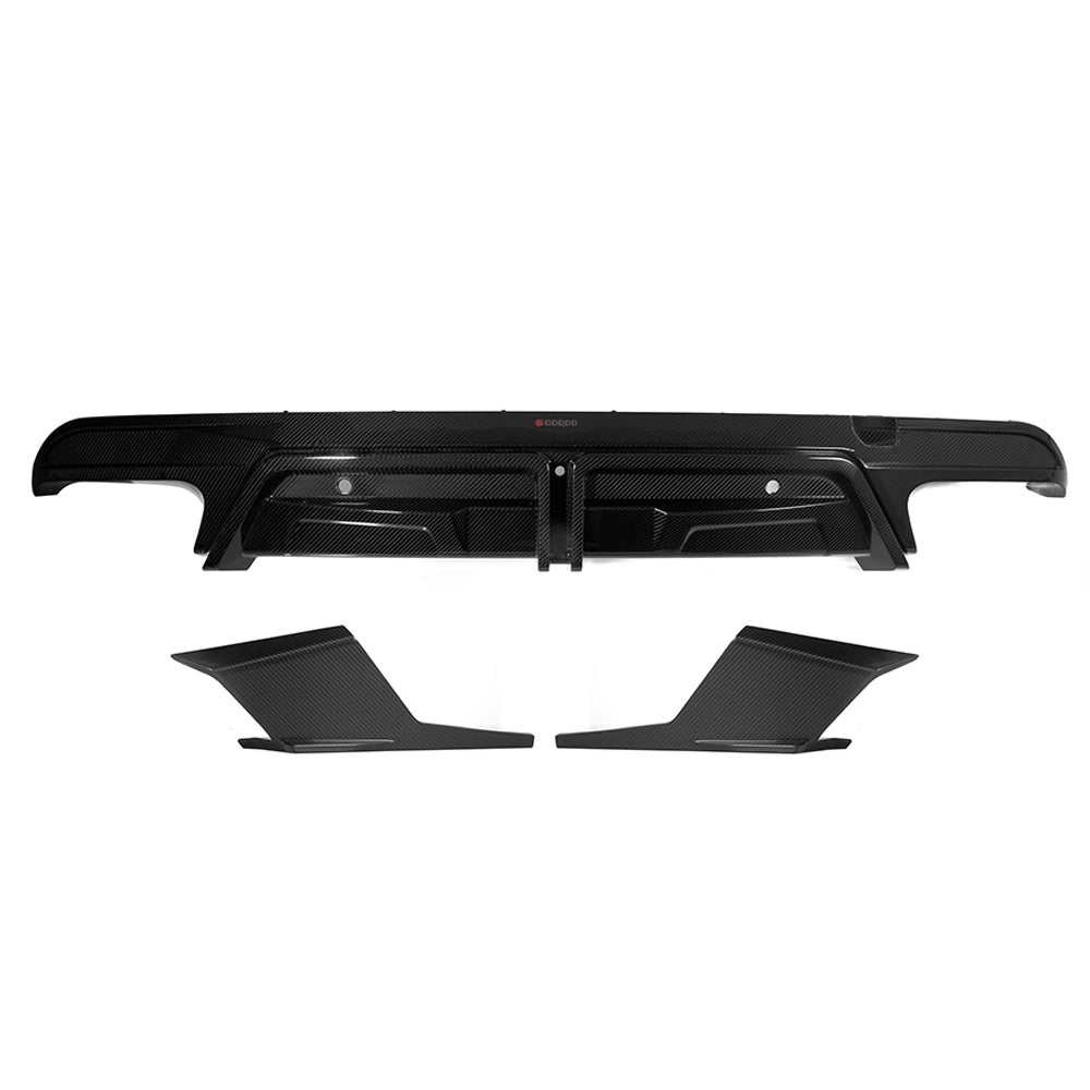 Sooqoo Pre Pregged Dry Carbon Fiber Rear Diffuser for BMW X5M F95