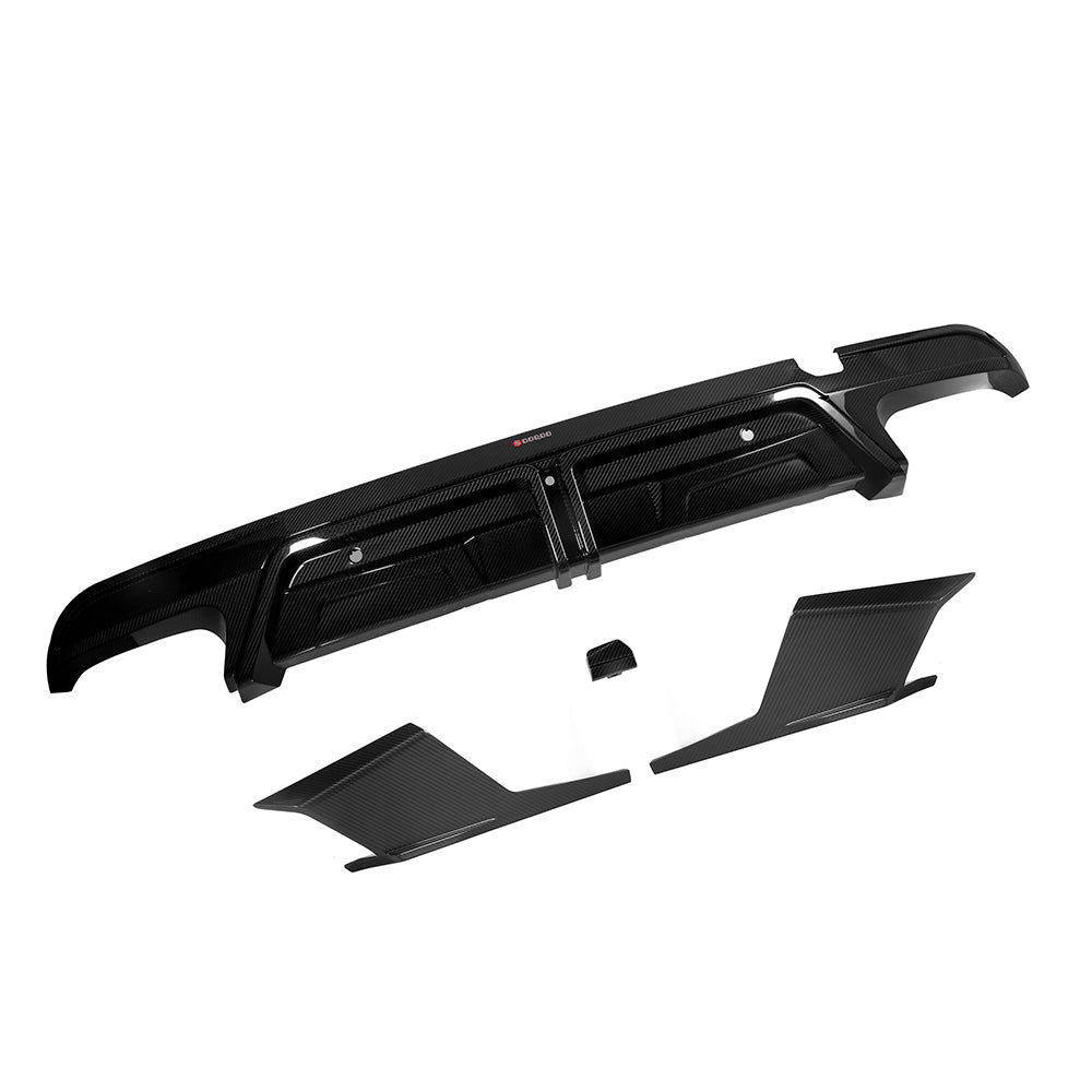 Sooqoo Pre Pregged Dry Carbon Fiber Rear Diffuser for BMW X5M F95