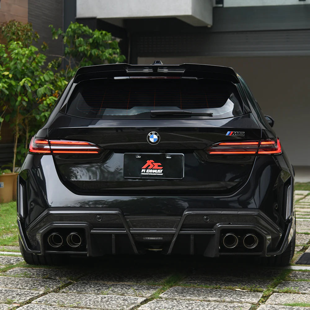 Sooqoo Pre Pregged Dry Carbon Fiber Roof Spoiler for BMW M5 G99 2024+
