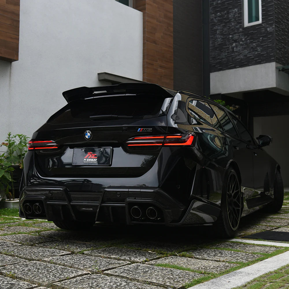 Sooqoo Pre Pregged Dry Carbon Fiber Roof Spoiler for BMW M5 G99 2024+