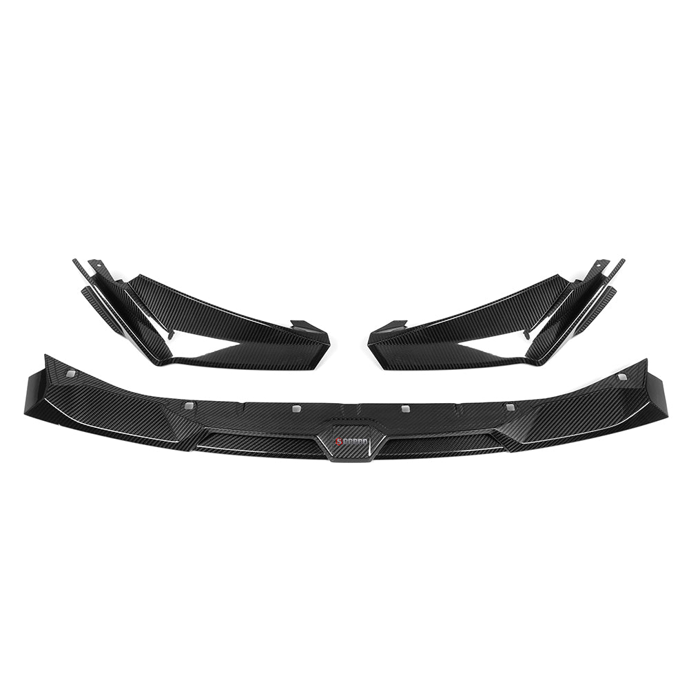 Sooqoo Pre Pregged Dry Carbon Fiber Front Lip for BMW M3 G80 G81 / M4 G82 G83 2020+