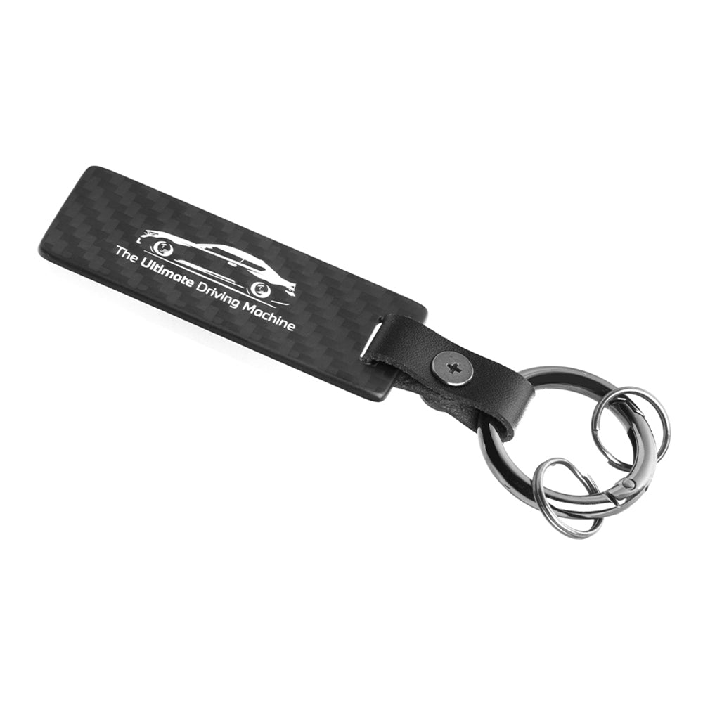 SOOQOO V1 Keychain In Prepreg Carbon Fiber