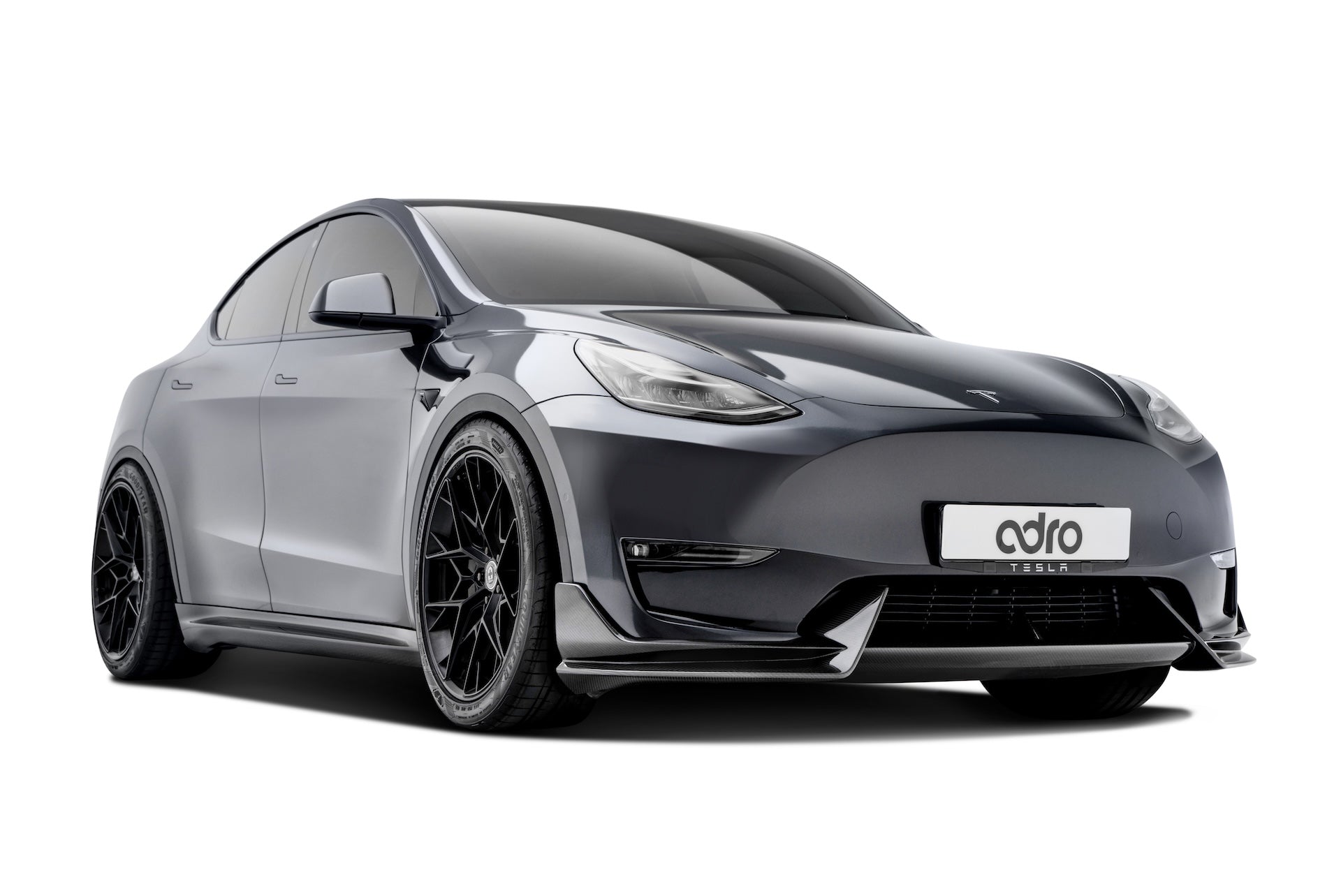 Tesla Model Y V1 Dry Carbon Fiber Front Lip 2022-2024