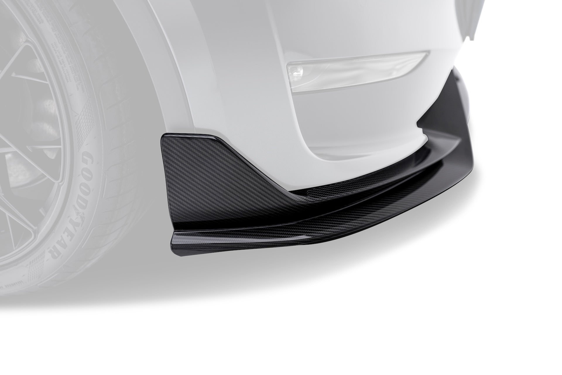 Tesla Model Y V1 Dry Carbon Fiber Front Lip 2022-2024